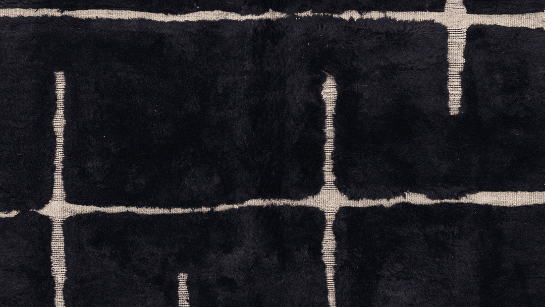 Handmade Wool Beni Mrirt Rug - Boho Custom Size for Living Room Decor