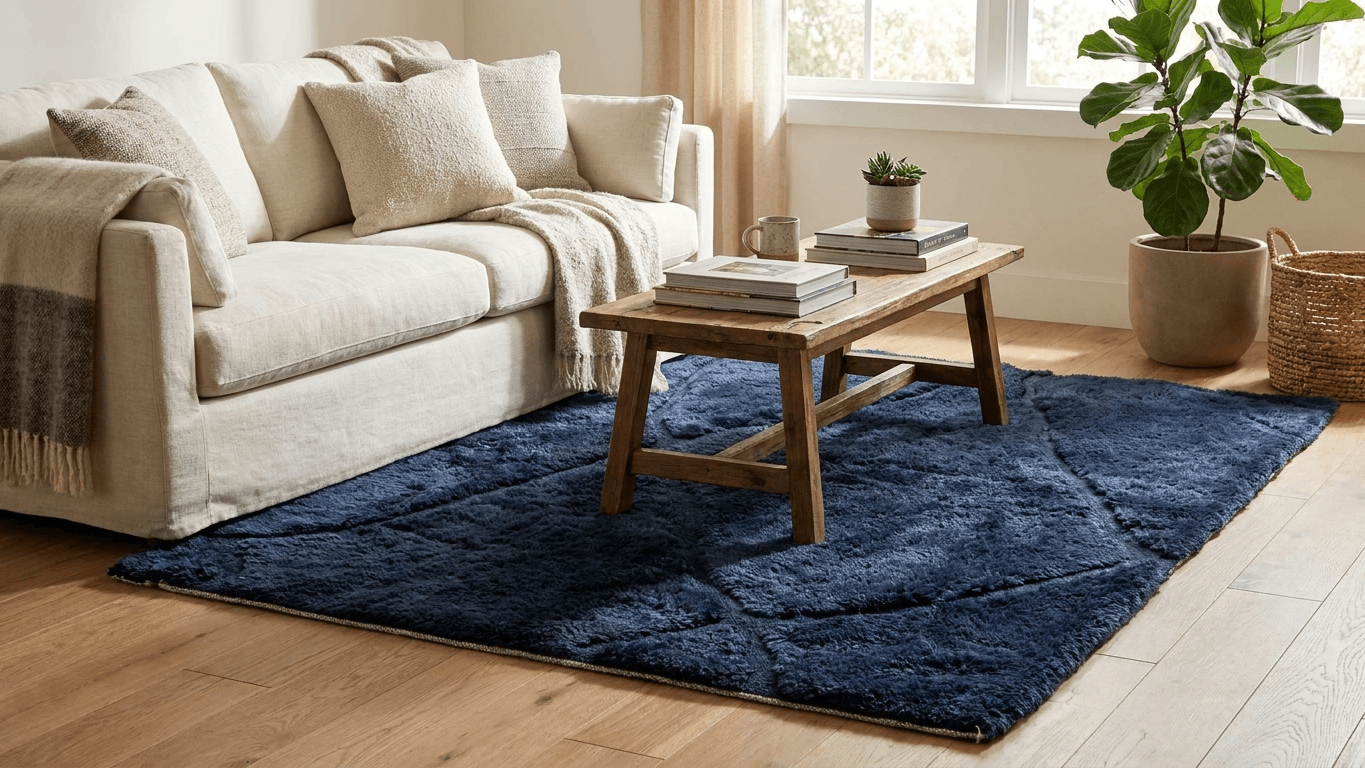 Handmade Wool Rugs Beni Mrirt Custom Size Modern Living Room