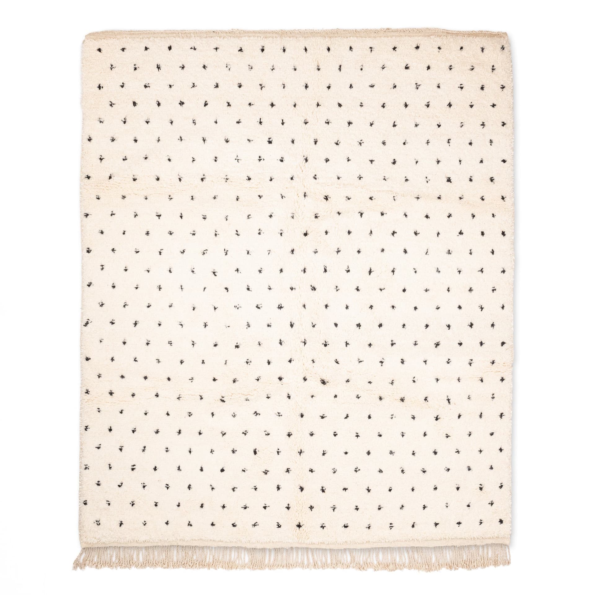 Ivory Speckled Beni Ourain Rug