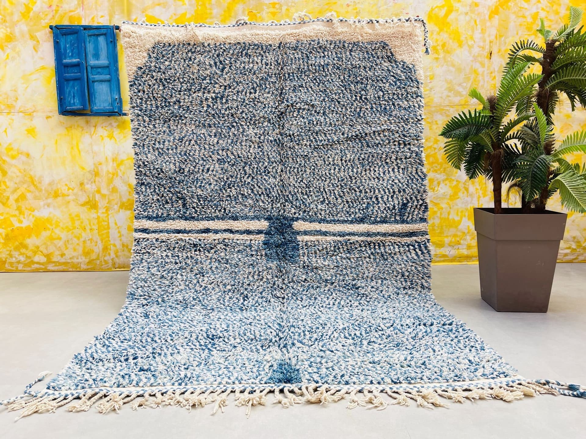 Beni ourain rug, Accent Moroccan rug, Large wool carpet, *CUSTOM*