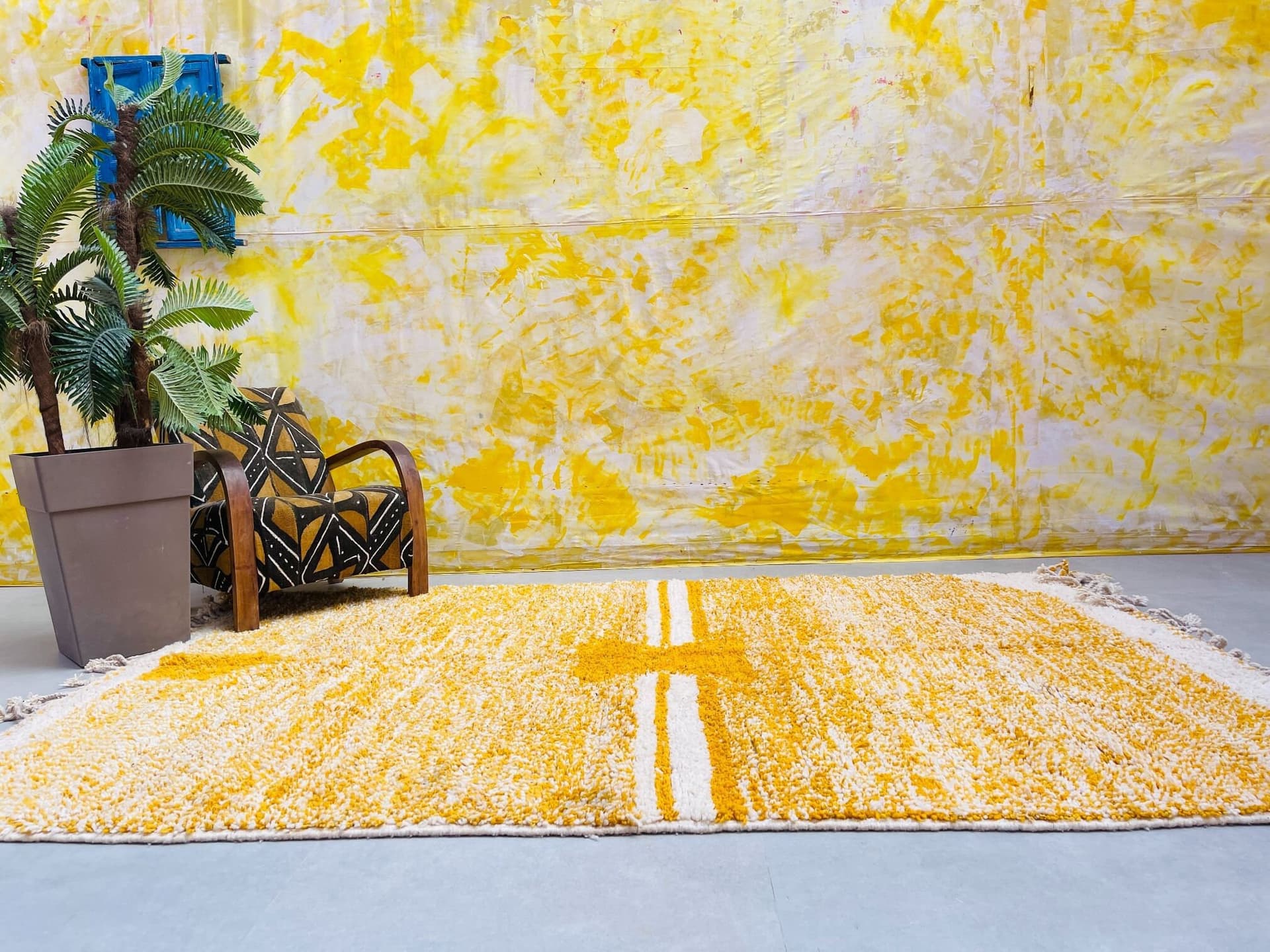 Beni ourain rug, Accent Moroccan rug, Large wool carpet, *CUSTOM*