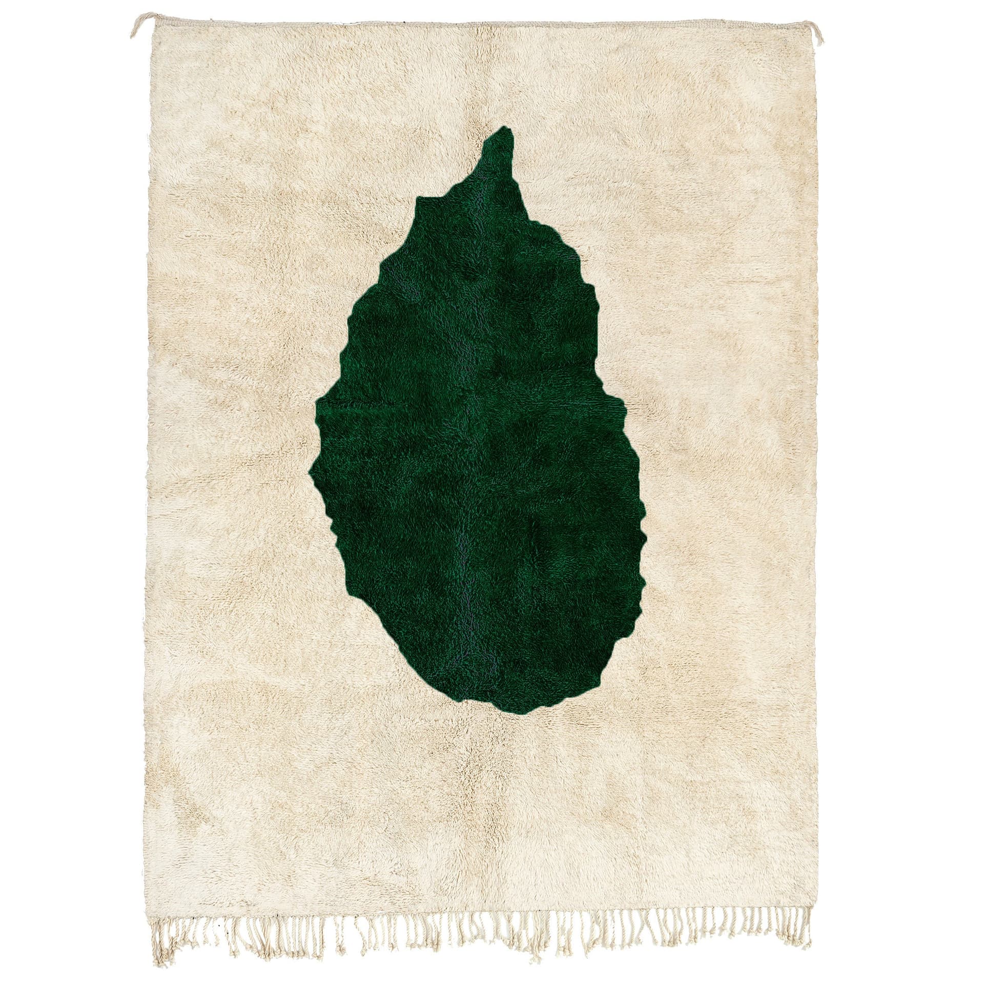 Ivory Emerald Center Beni Mrirt Rug