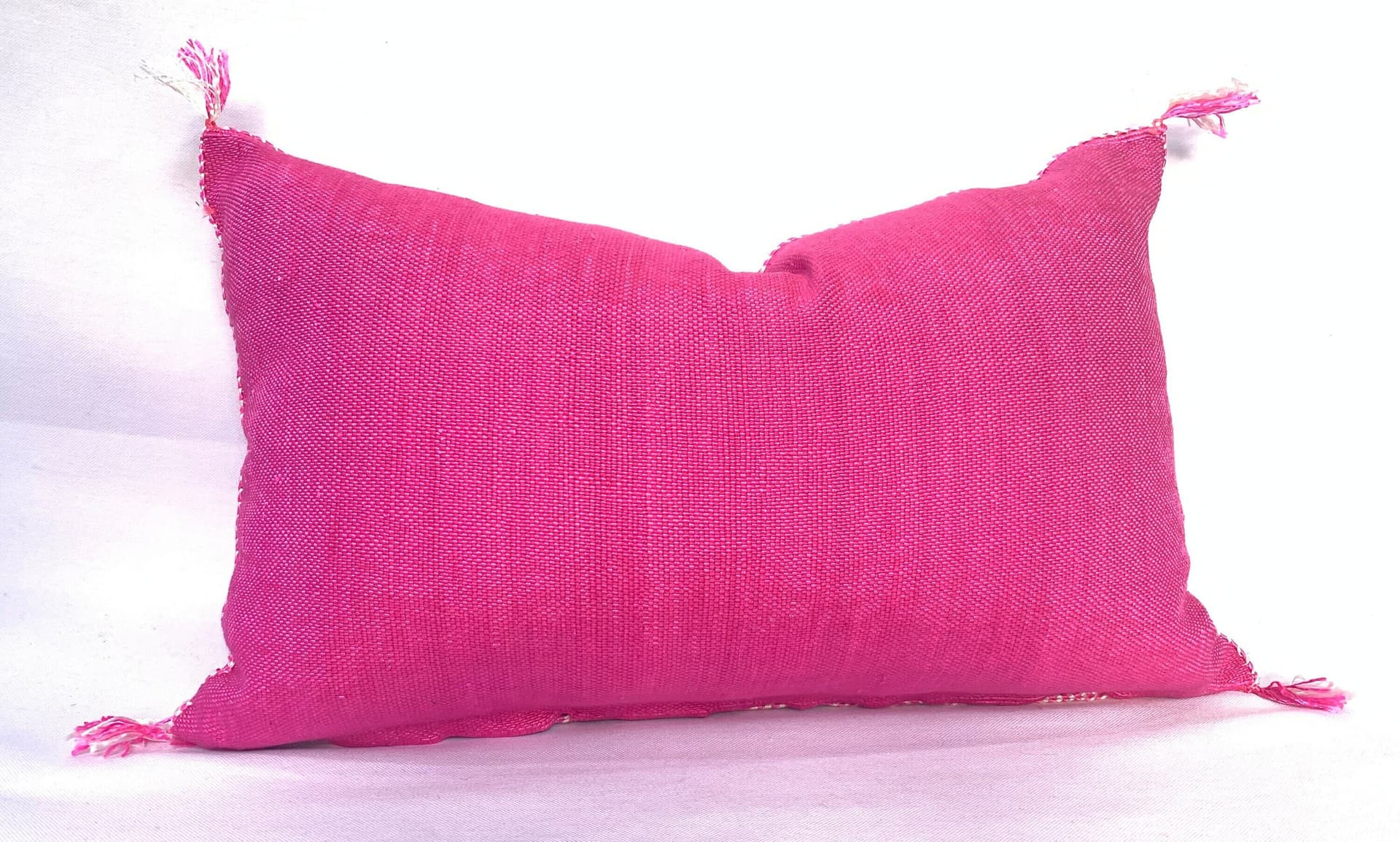 Pink Geometric Pillow