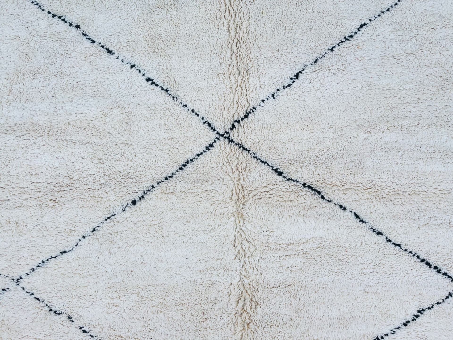 Ivory Crossing Diamond Beni Ourain Rug