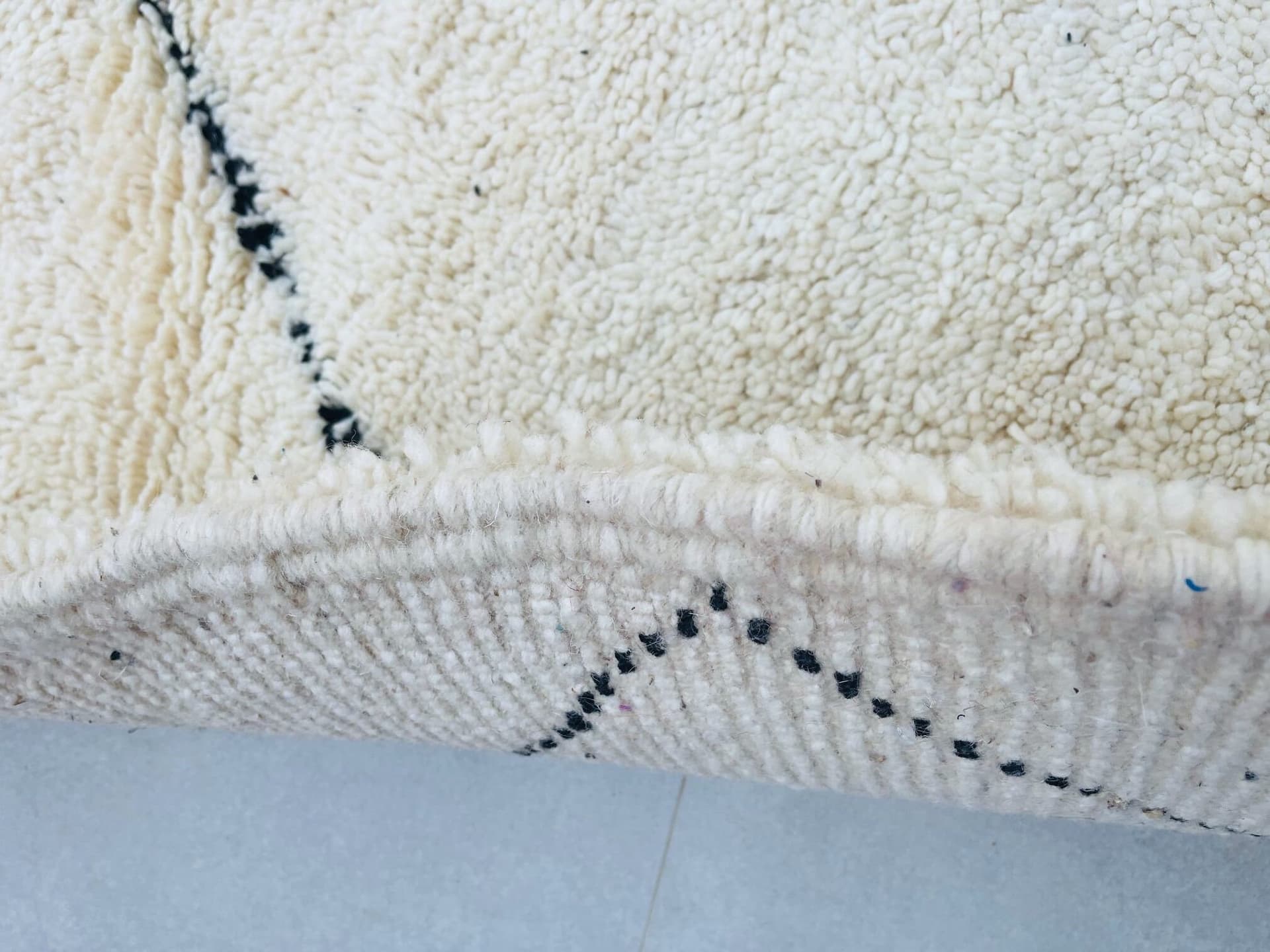 Ivory Crossing Diamond Beni Ourain Rug