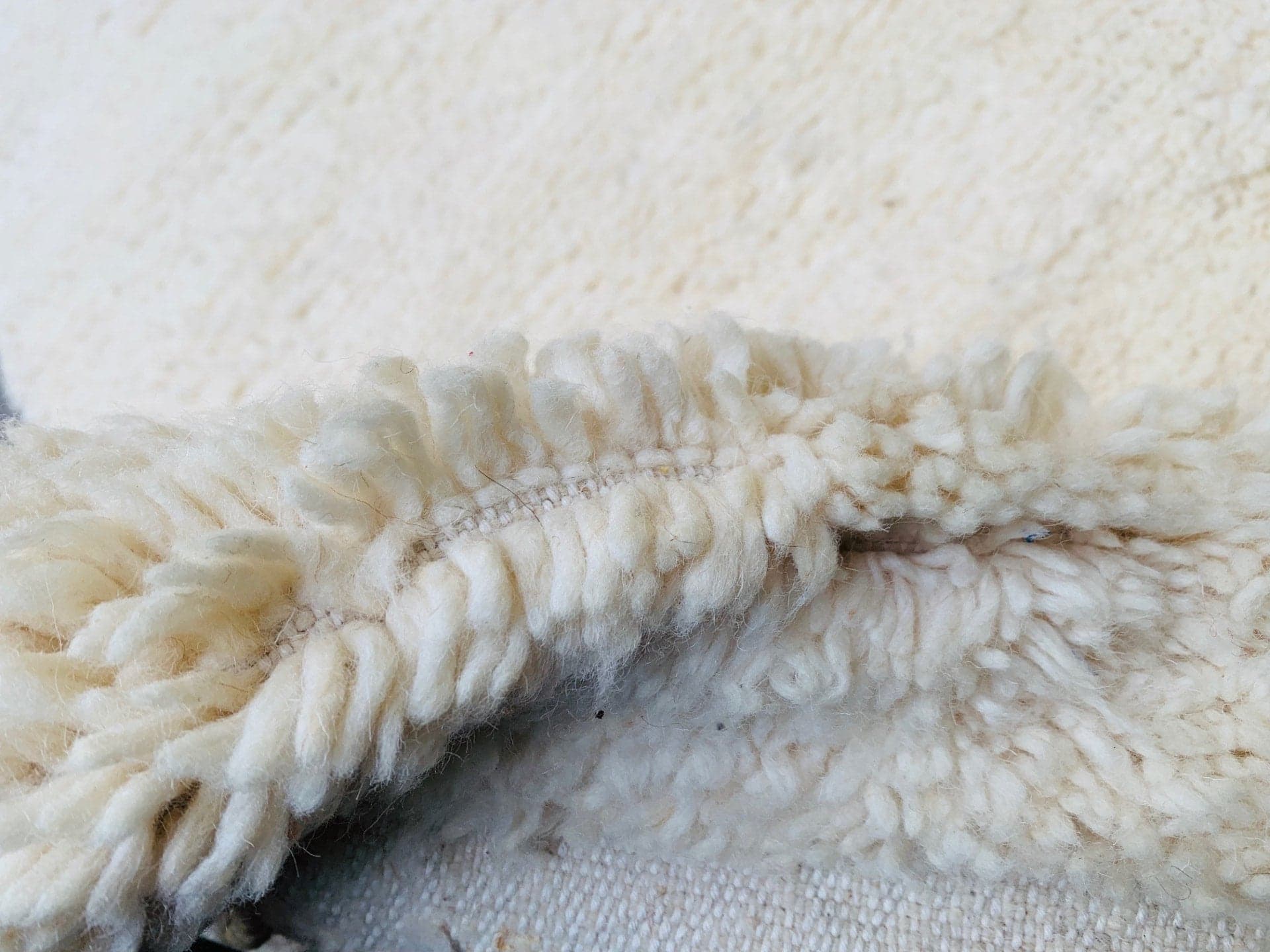 Beni ourain white carpet, Berber Moroccan rug