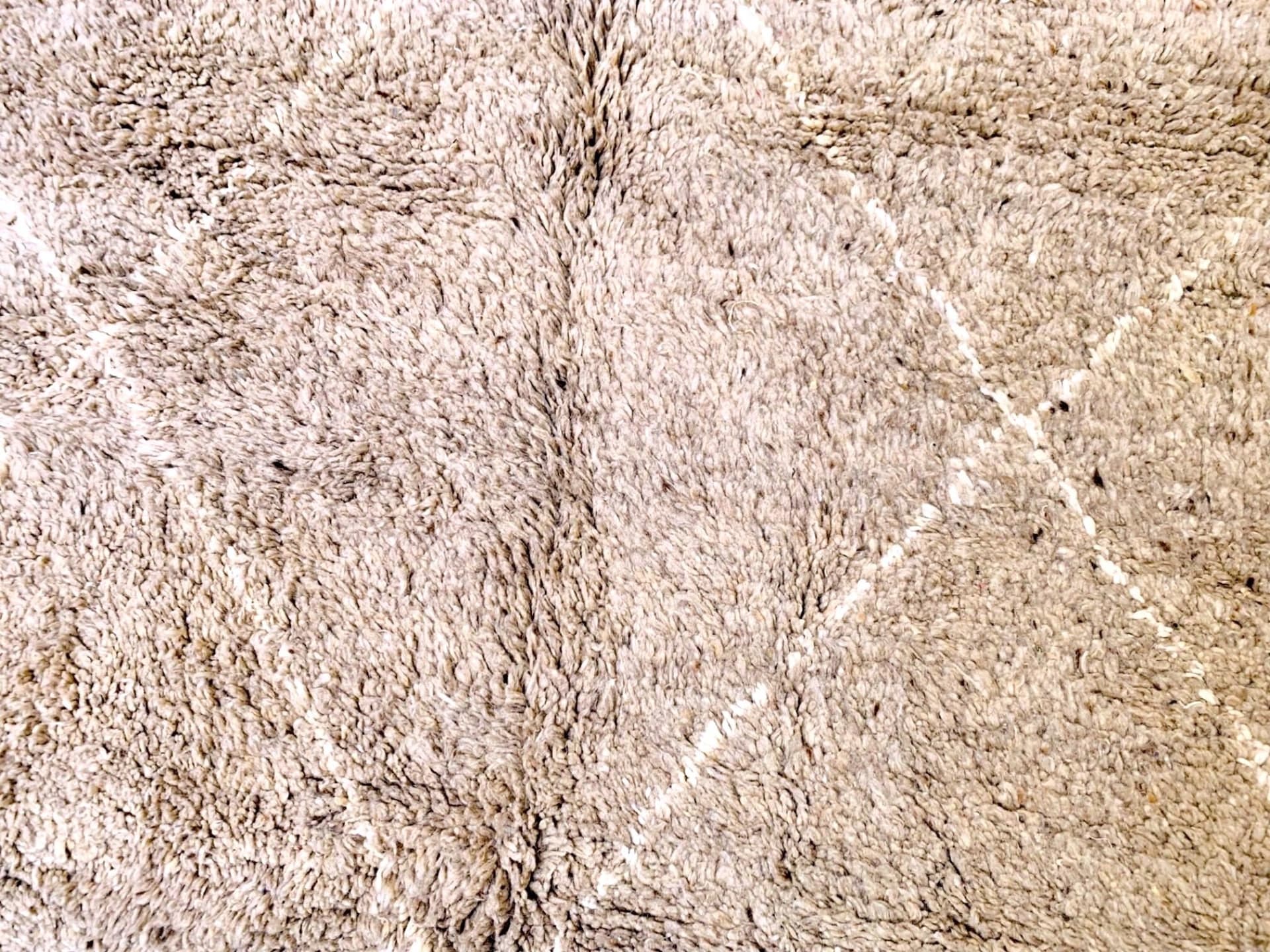 Ivory Tassel Beni Ourain Rug