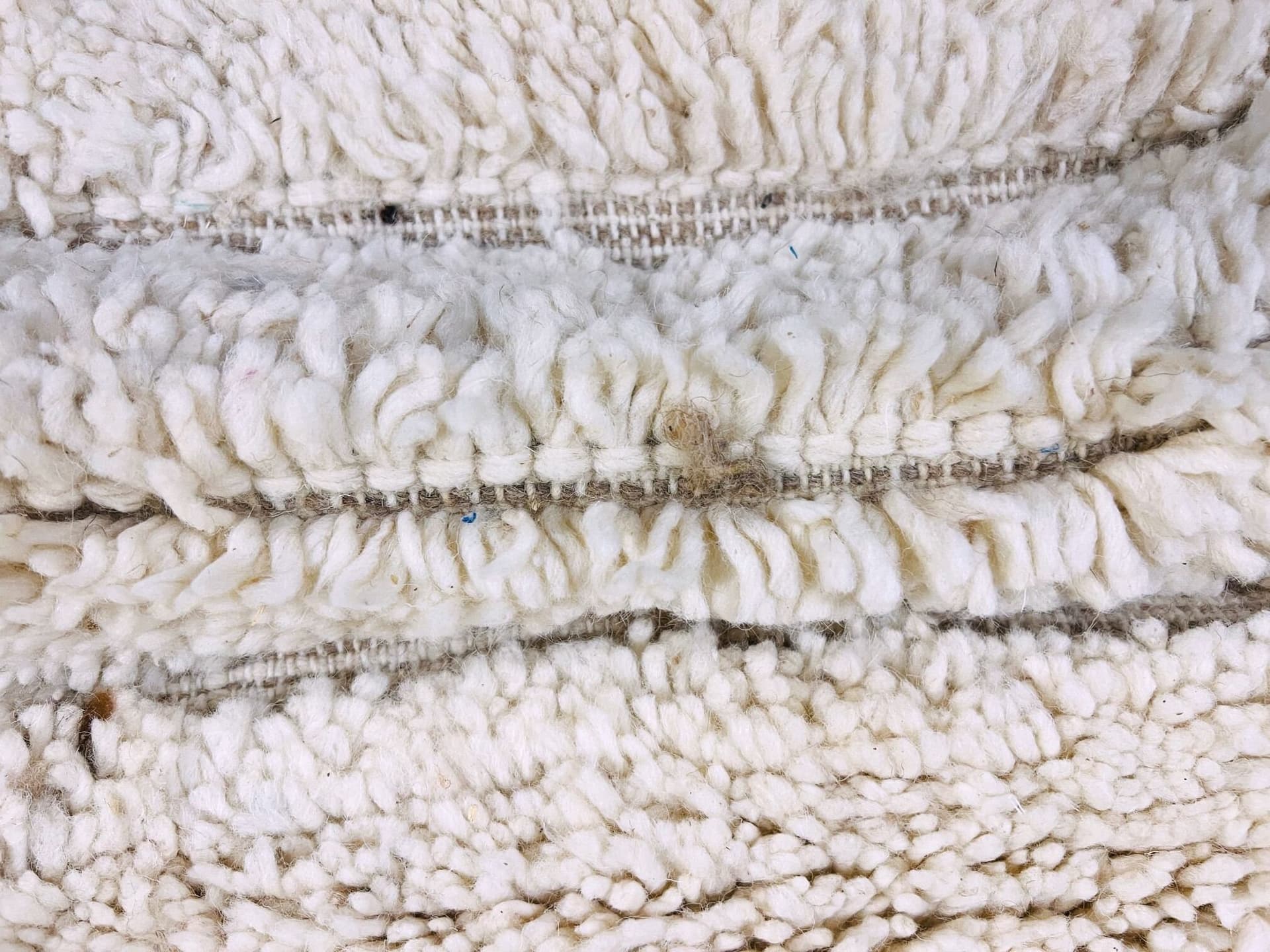 Ivory Tiered Beni Ourain Rug