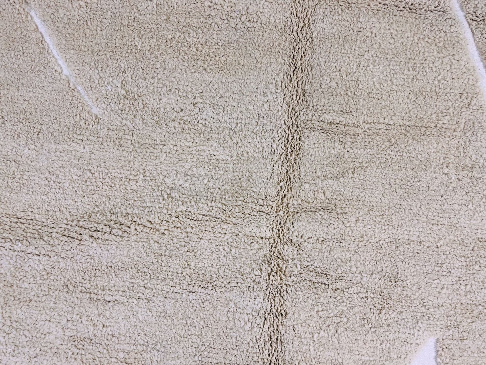 Ivory Abstract Beni Ourain Rug