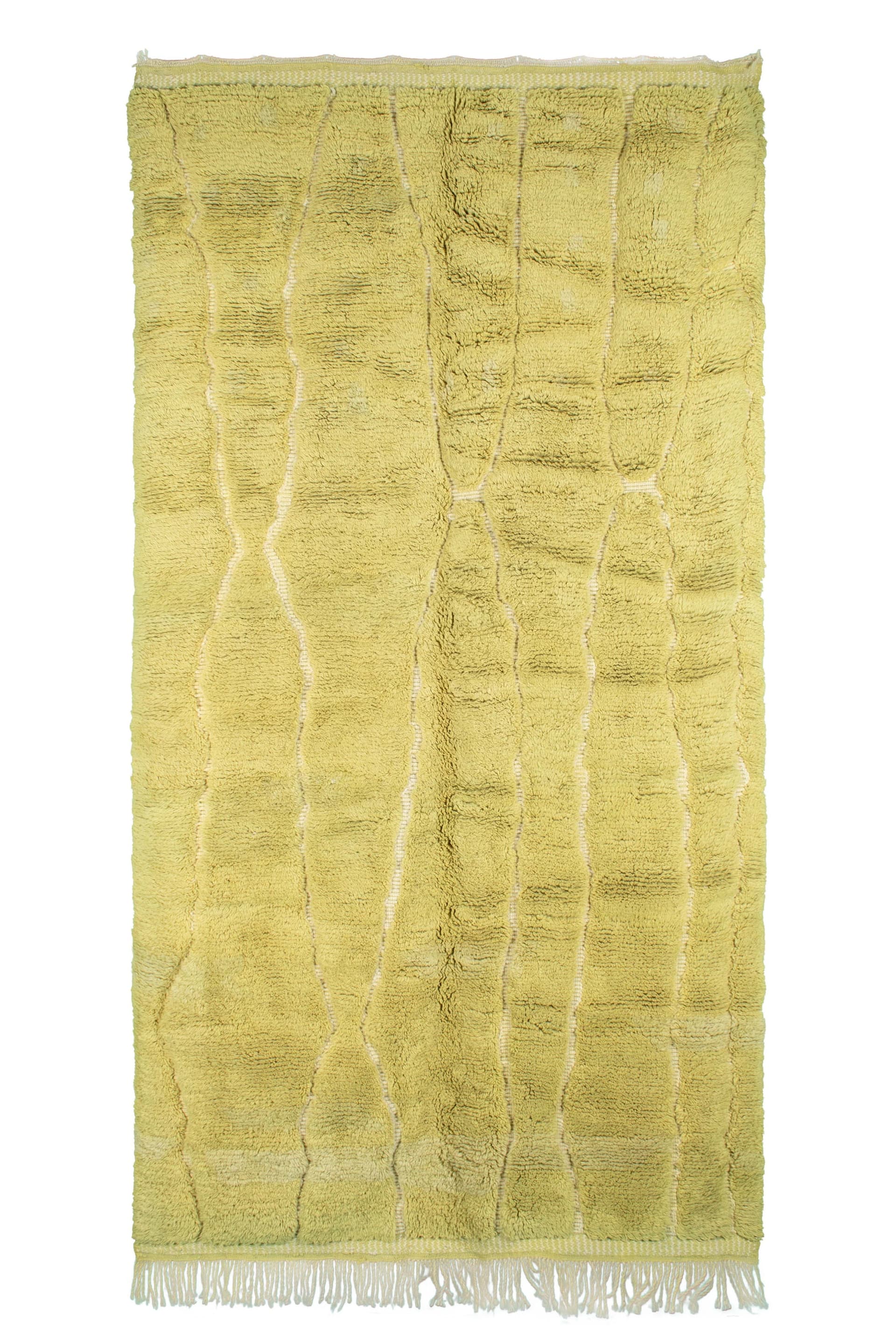 Sage Wavy Line Beni Mrirt Rug