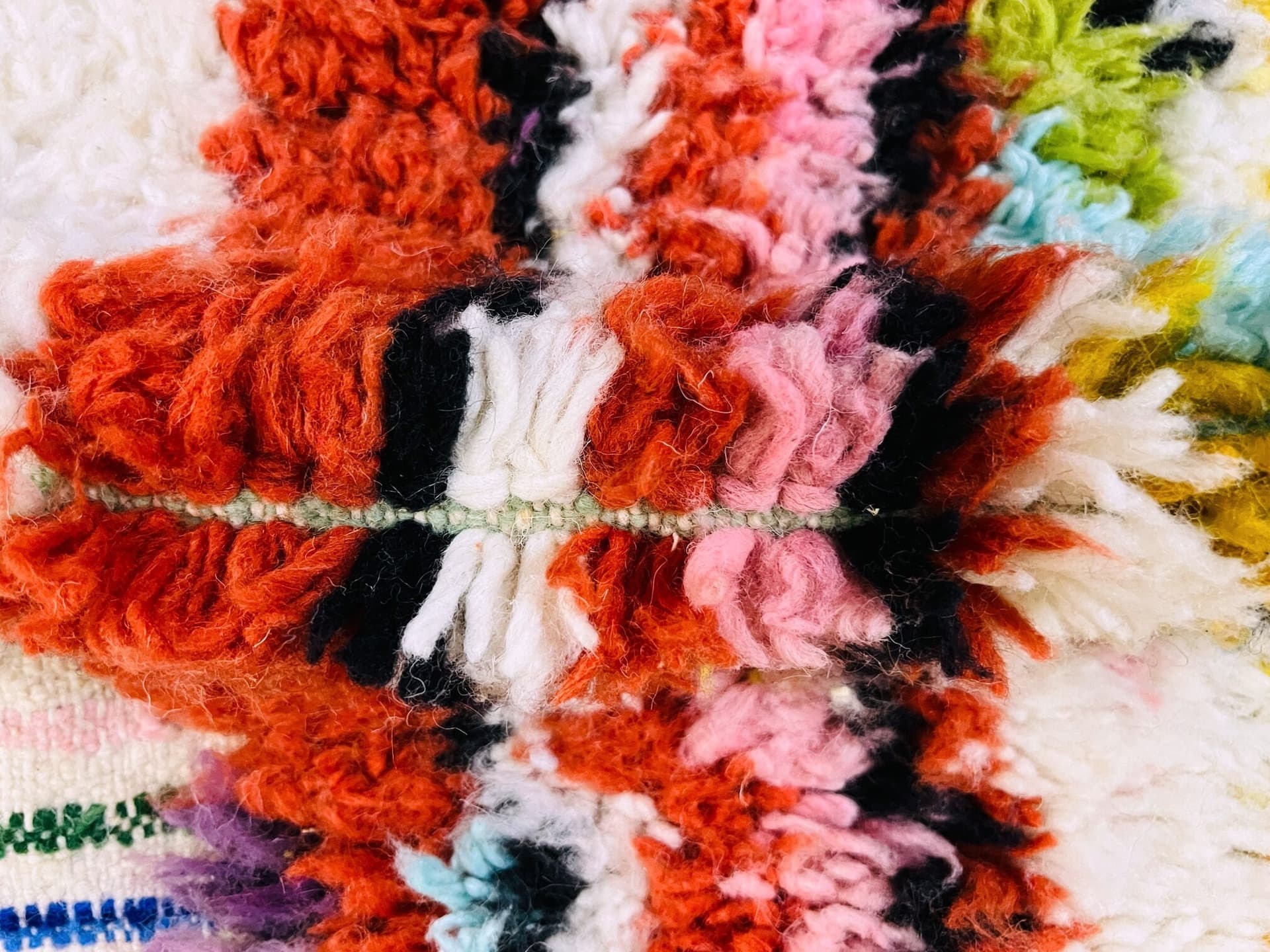 Gorgeous Moroccan Runner Rug - berber Colorful Runner Rug - Authentic Moroccan Pink rug -Berber Runner Carpet - Authentic boujaad runner rug