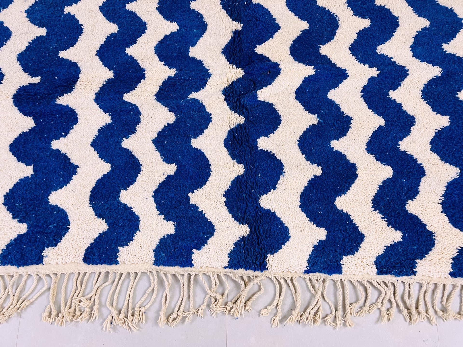 Authentic Moroccan Rug, Beni Ourain Rug, Custom Beni Ourain Rug, Large Moroccan Rug, Custom Rug, Blue Rug, Handmade wool Rug, Berber Carpet