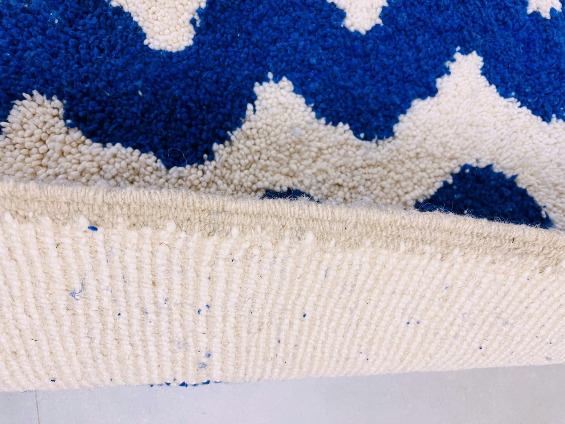 Authentic Moroccan Rug, Beni Ourain Rug, Custom Beni Ourain Rug, Large Moroccan Rug, Custom Rug, Blue Rug, Handmade wool Rug, Berber Carpet