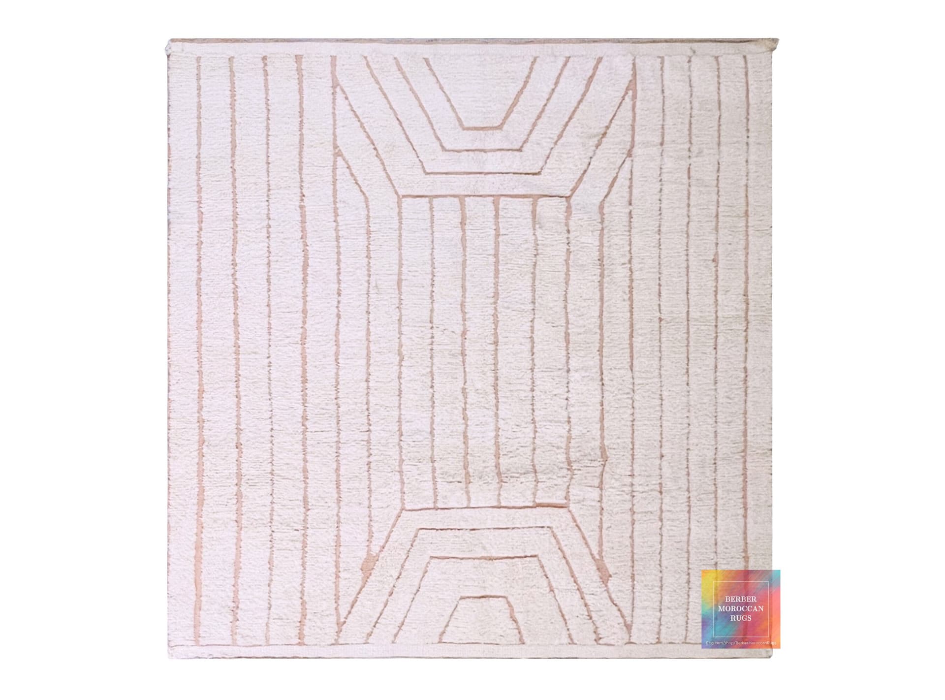 Berber rug, Tapis Berbere, Moroccan rug Hand knotted, Beni ourain rug, all wool berber rug, Custom rug, handmade rug, Genuine lamb wool