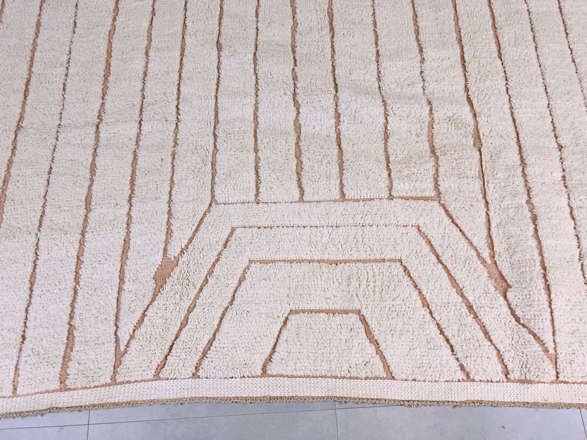 Berber rug, Tapis Berbere, Moroccan rug Hand knotted, Beni ourain rug, all wool berber rug, Custom rug, handmade rug, Genuine lamb wool