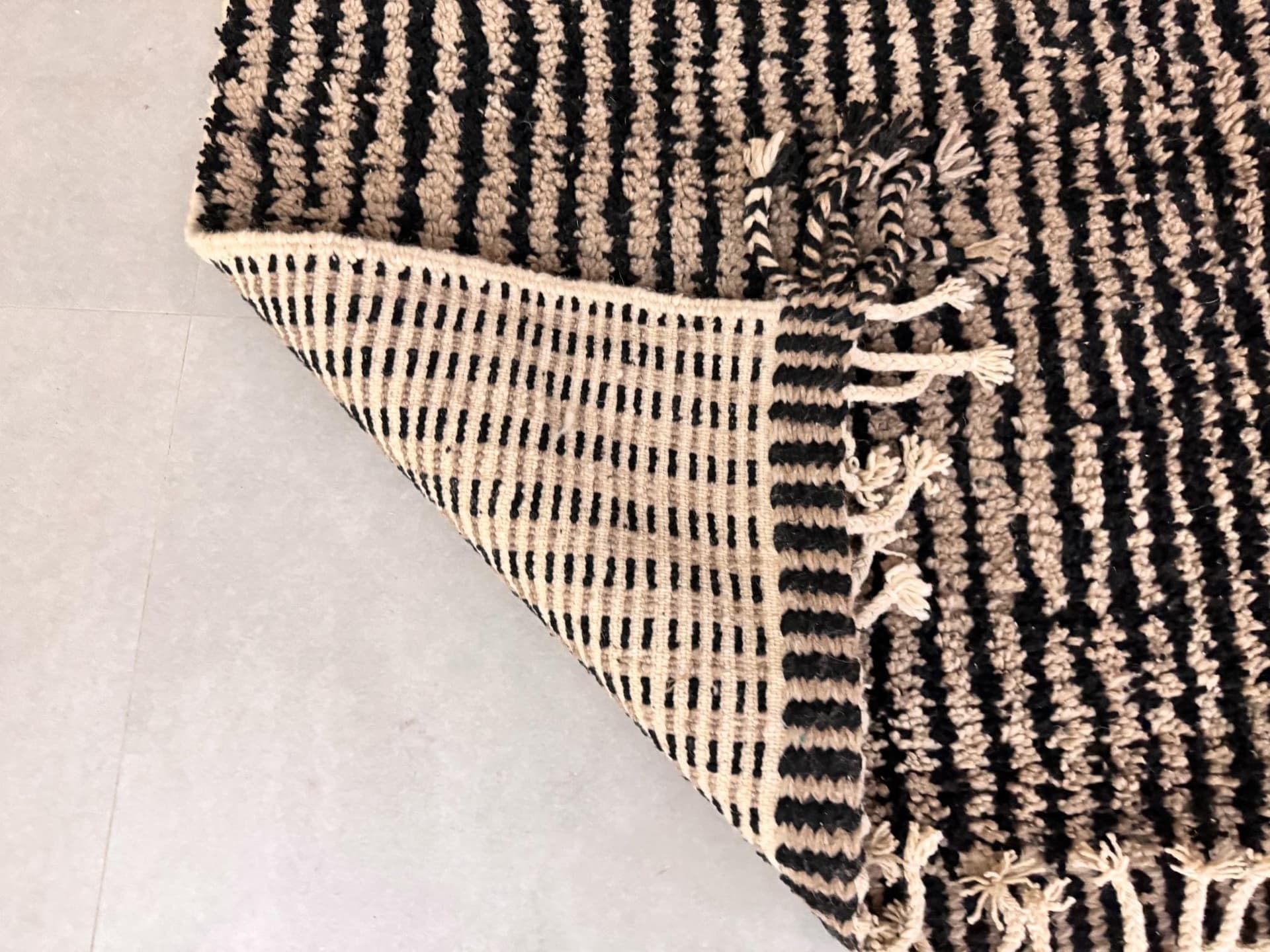 Beni ourain rug, Authentic Moroccan rug, Berber carpet, Genuine Wool rug, Handmade rug, Beni ourain style, Area rug, Tapis berbere, Teppich