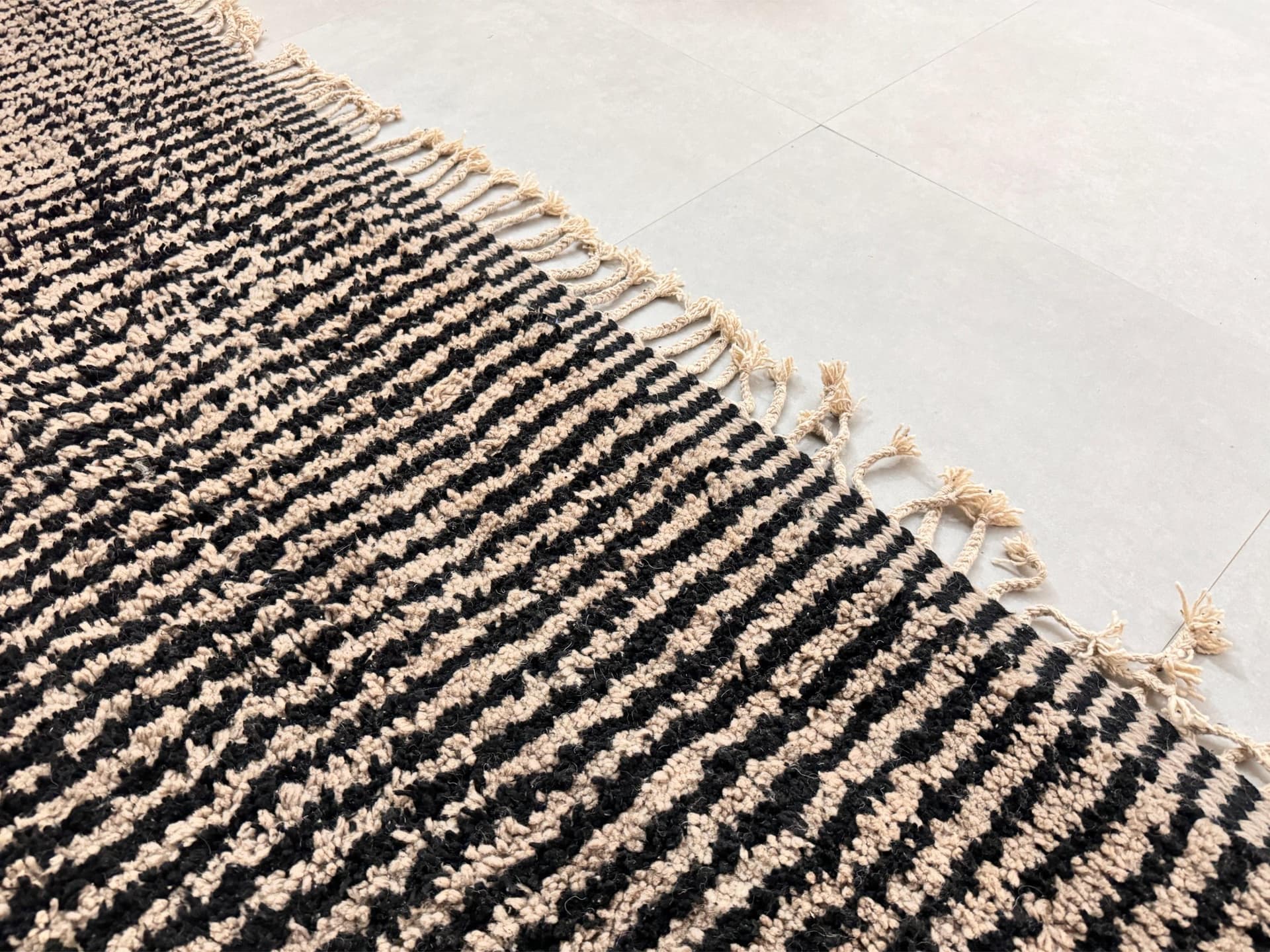 Beni ourain rug, Authentic Moroccan rug, Berber carpet, Genuine Wool rug, Handmade rug, Beni ourain style, Area rug, Tapis berbere, Teppich