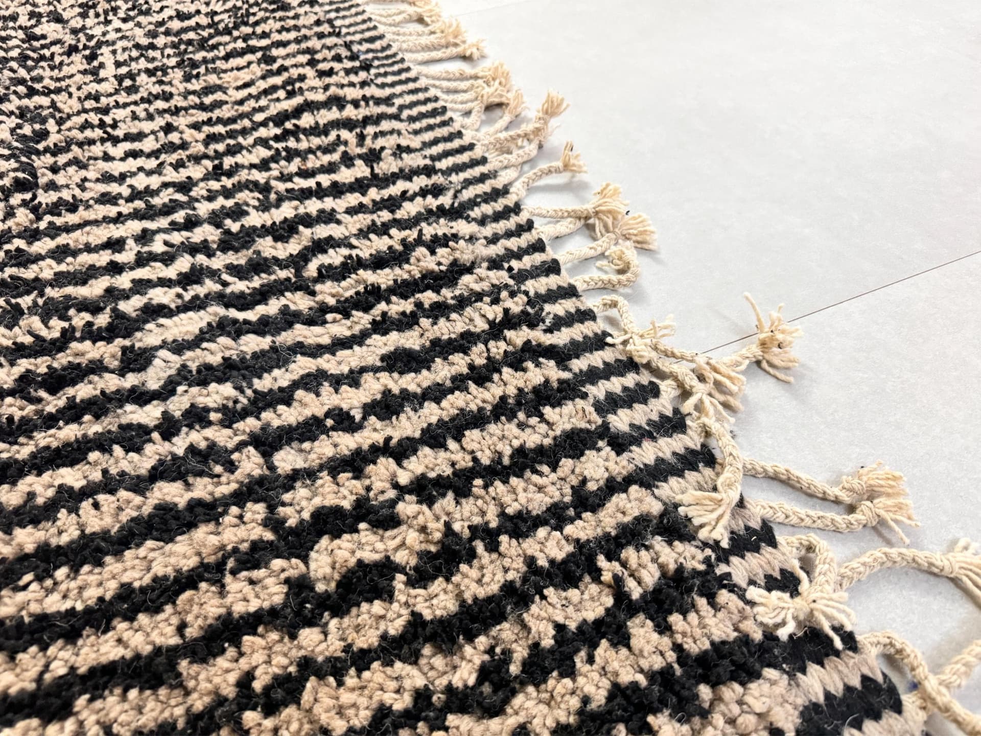 Beni ourain rug, Authentic Moroccan rug, Berber carpet, Genuine Wool rug, Handmade rug, Beni ourain style, Area rug, Tapis berbere, Teppich