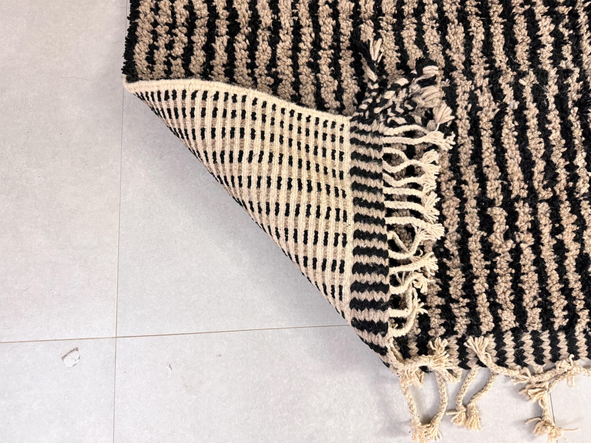 Beni ourain rug, Authentic Moroccan rug, Berber carpet, Genuine Wool rug, Handmade rug, Beni ourain style, Area rug, Tapis berbere, Teppich