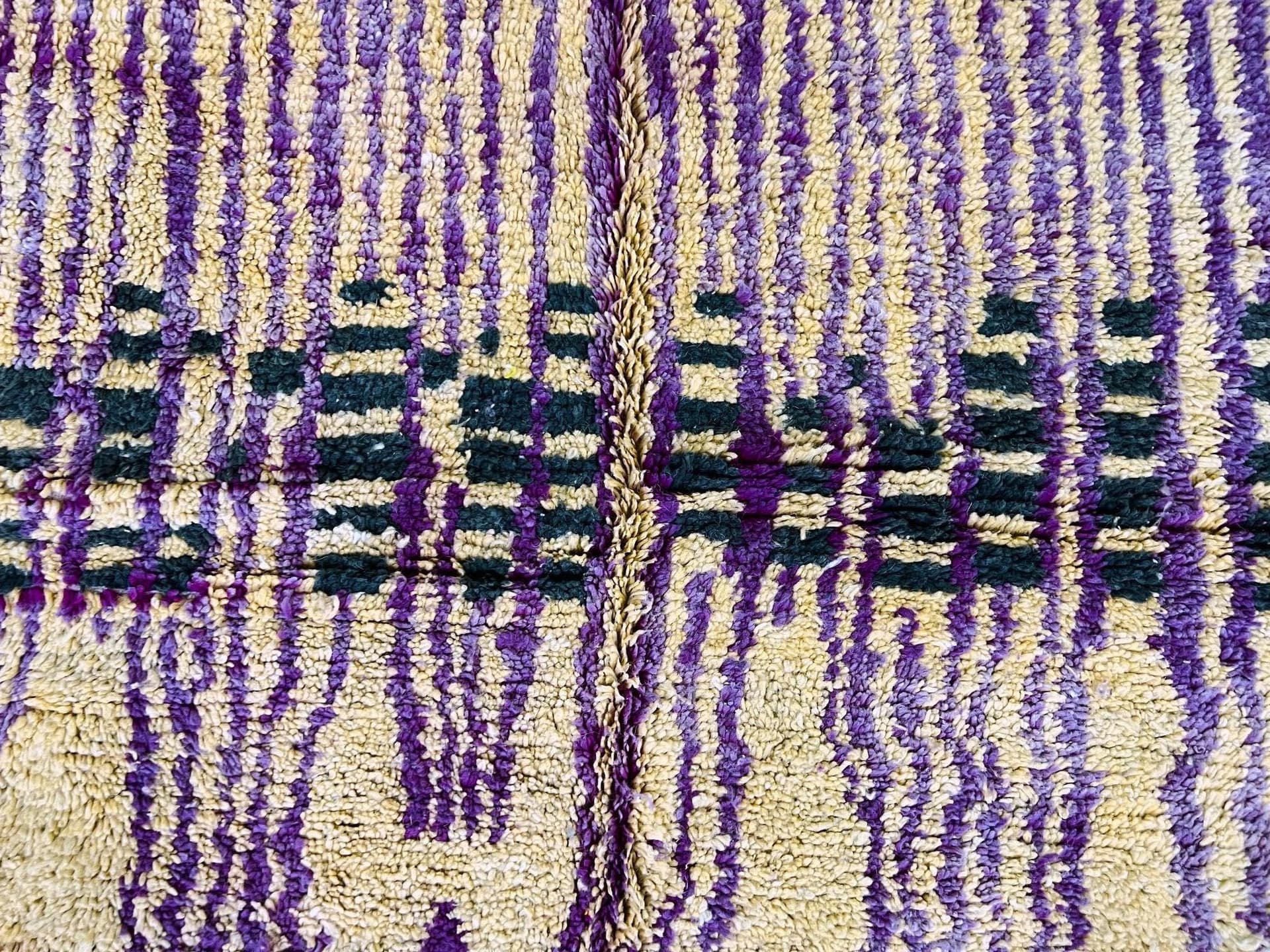 Multicolor Striped Beni Ourain Rug