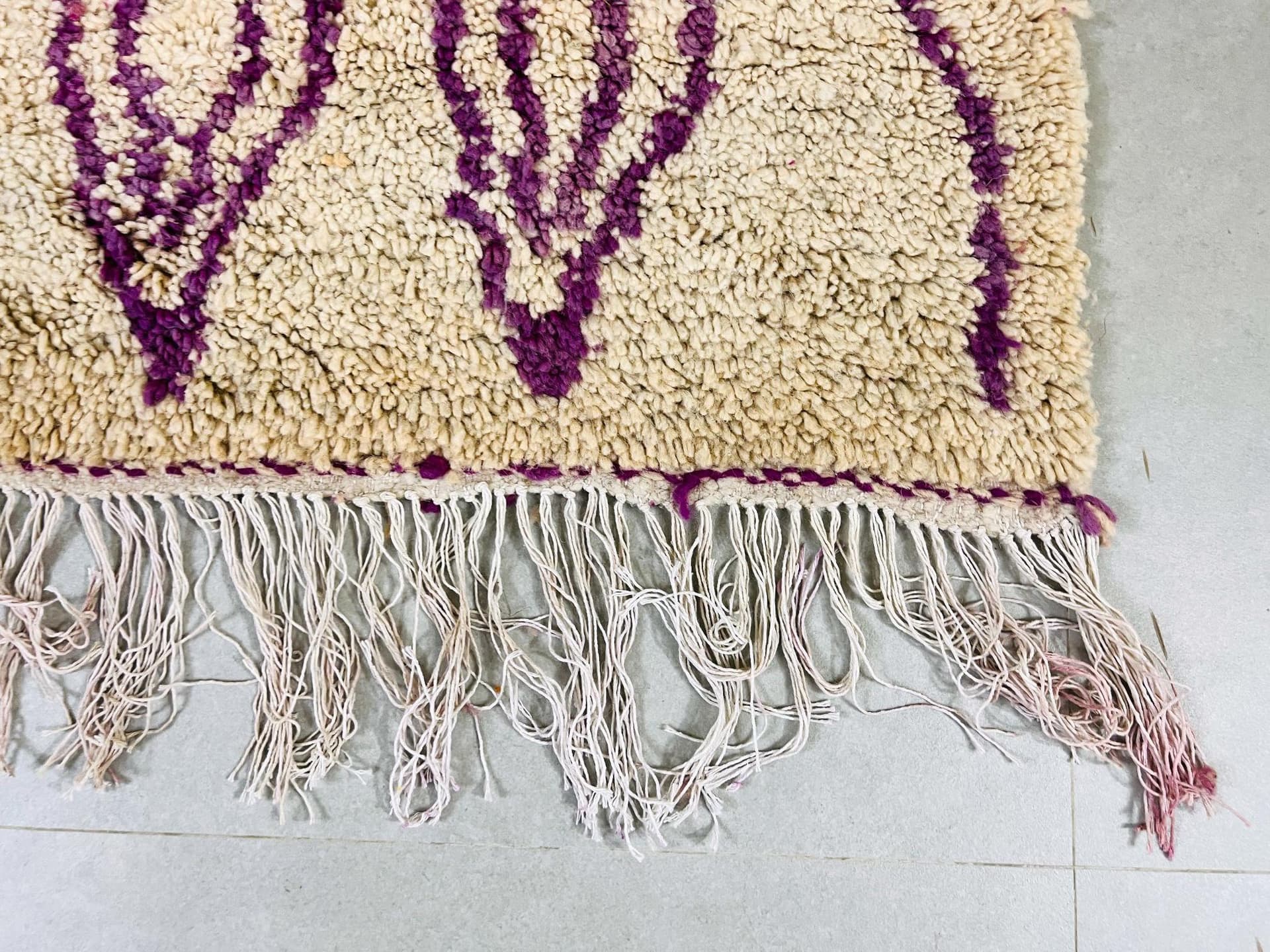 Multicolor Striped Beni Ourain Rug