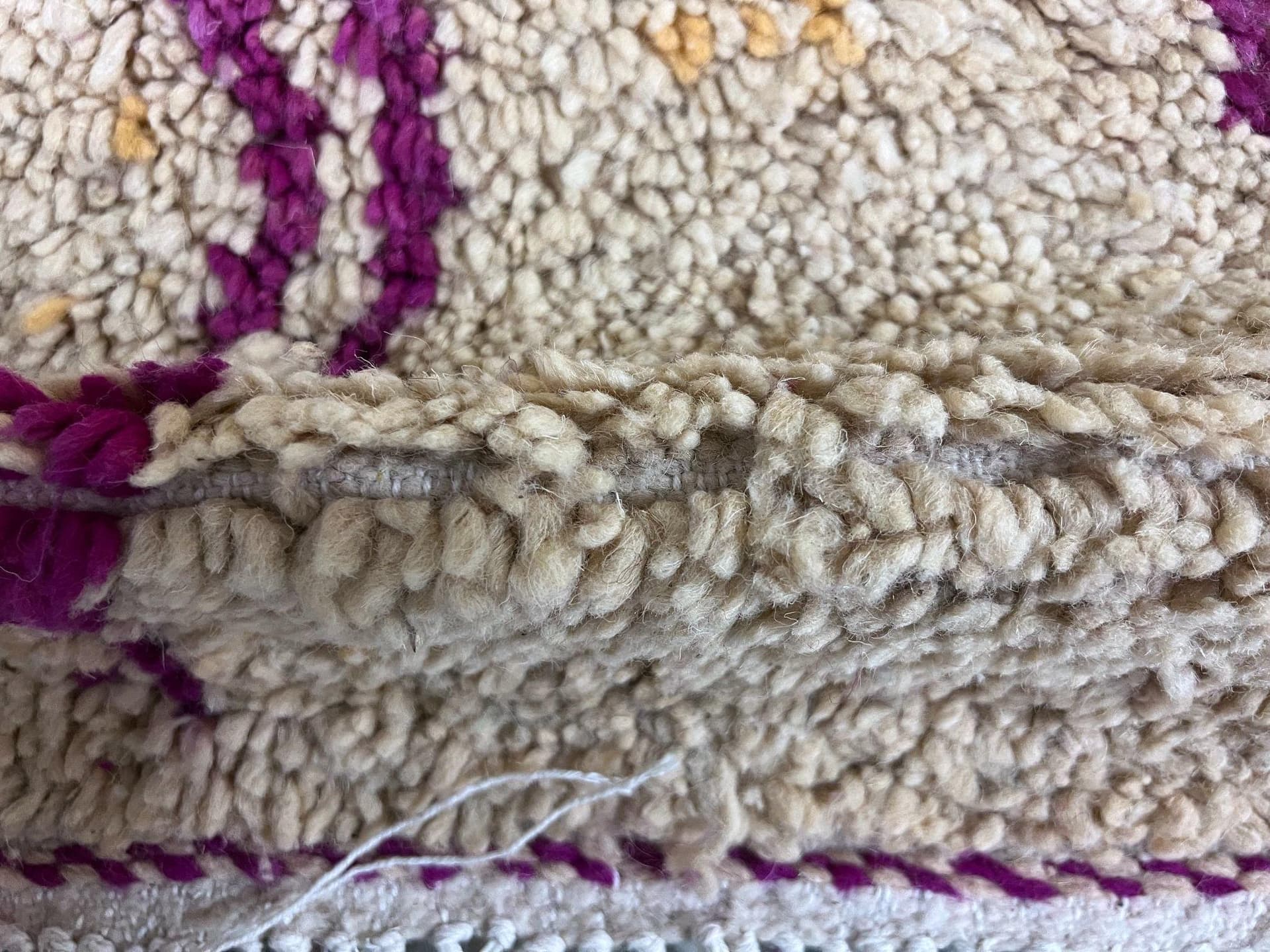 Multicolor Striped Beni Ourain Rug