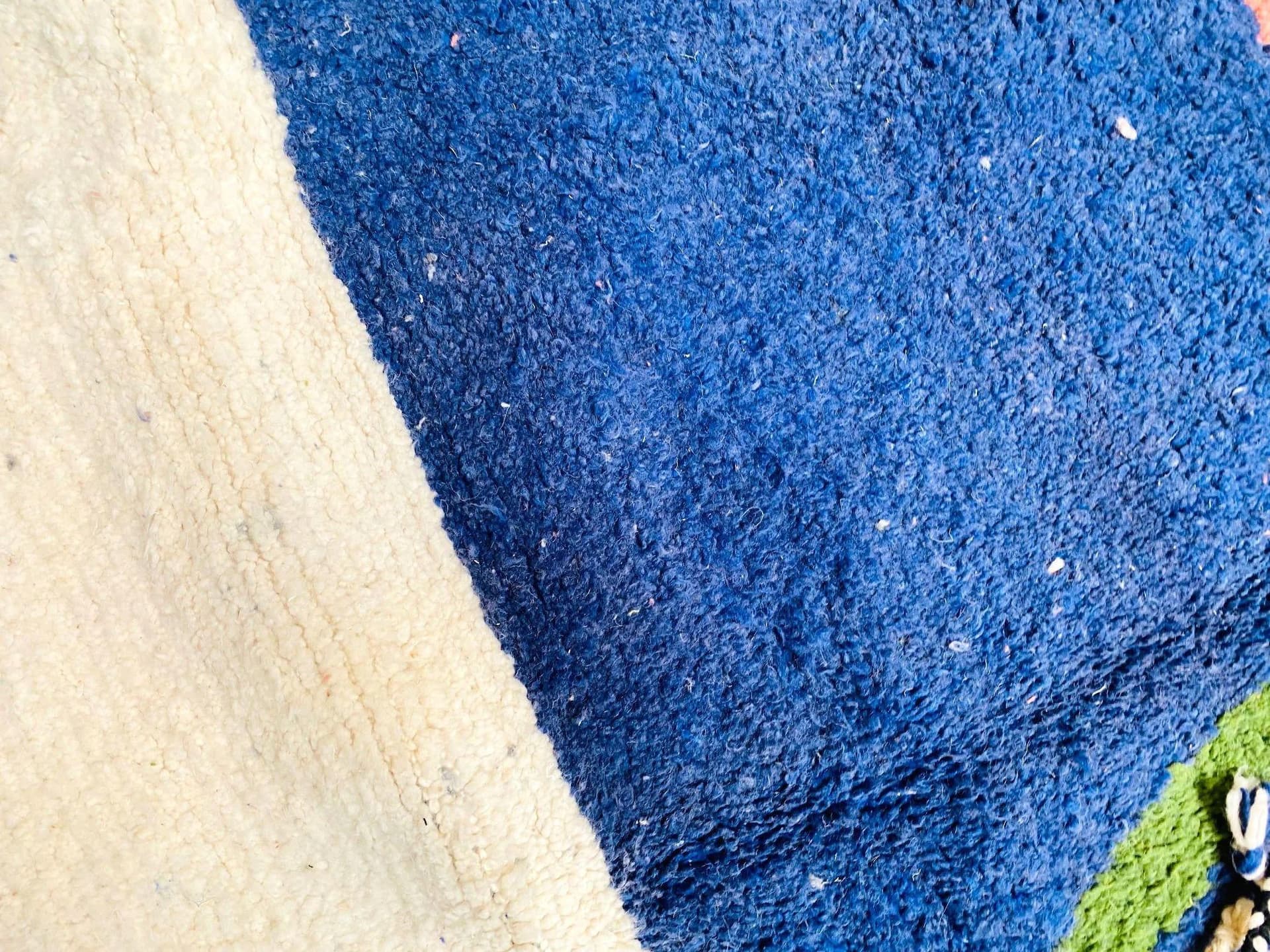 Coral Diagonal Beni Ourain Rug