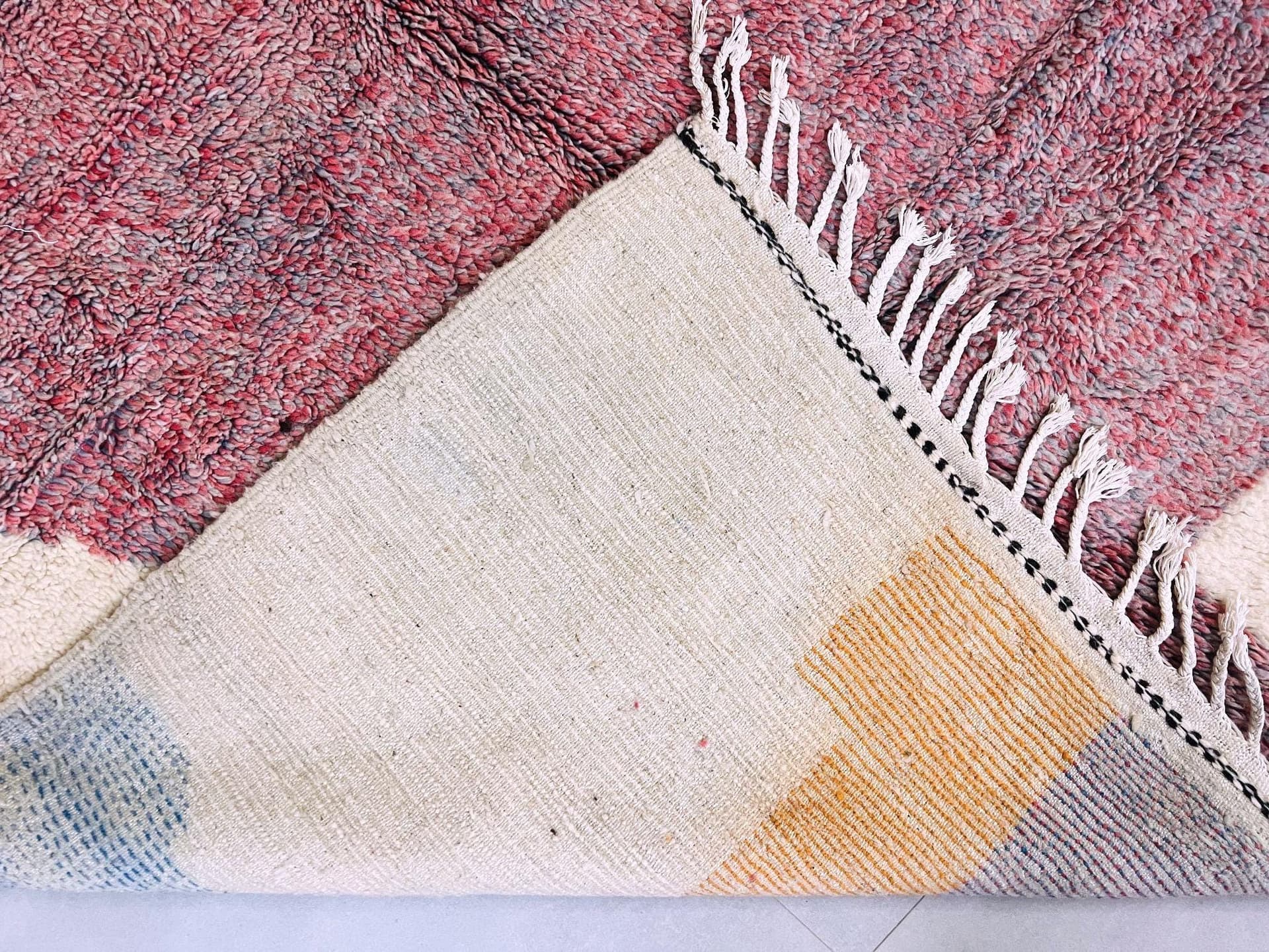 Multicolor Patchwork Shag Rug