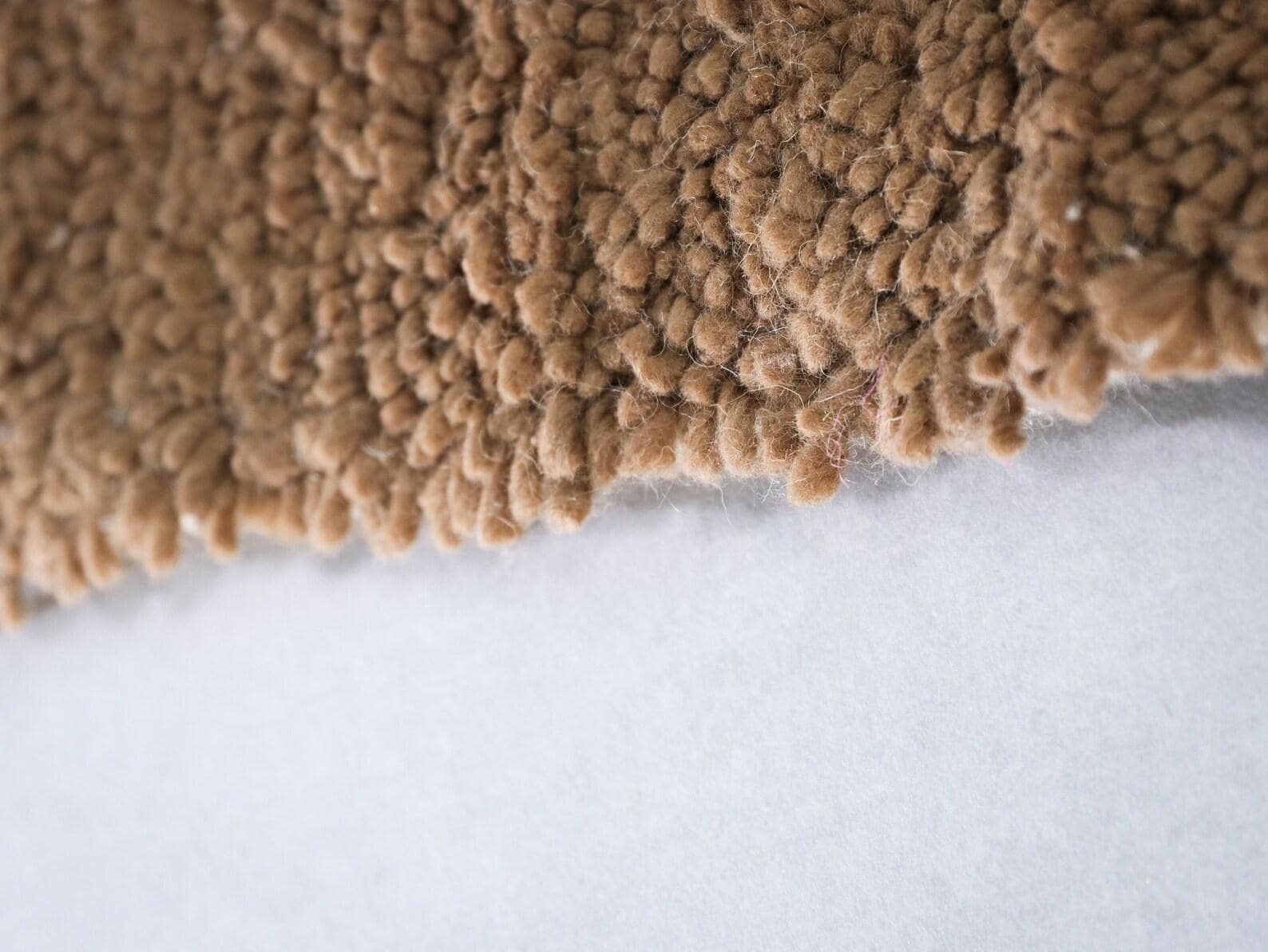 Moroccan grid rug - Handmade berber rug - Custom area rug - Beni ourain rug brown - Living room rug - Moroccan rug - Brown rug wool