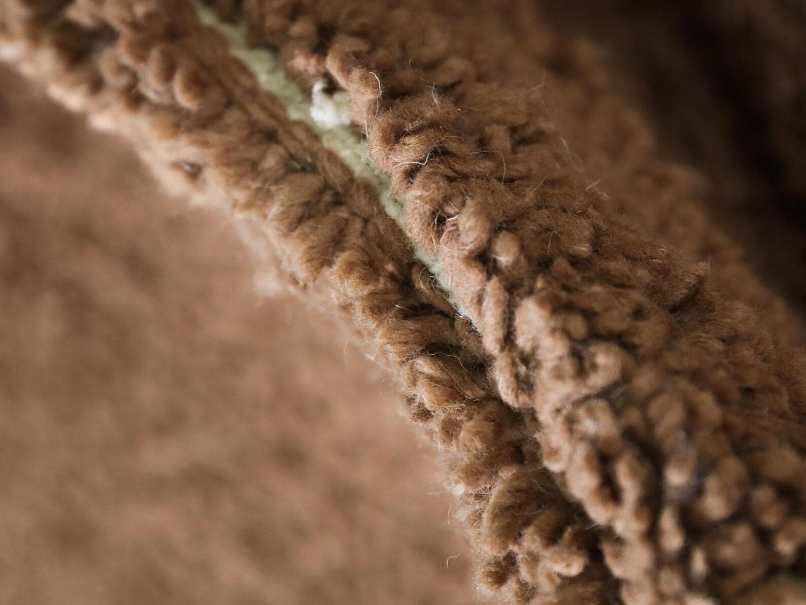 Moroccan grid rug - Handmade berber rug - Custom area rug - Beni ourain rug brown - Living room rug - Moroccan rug - Brown rug wool