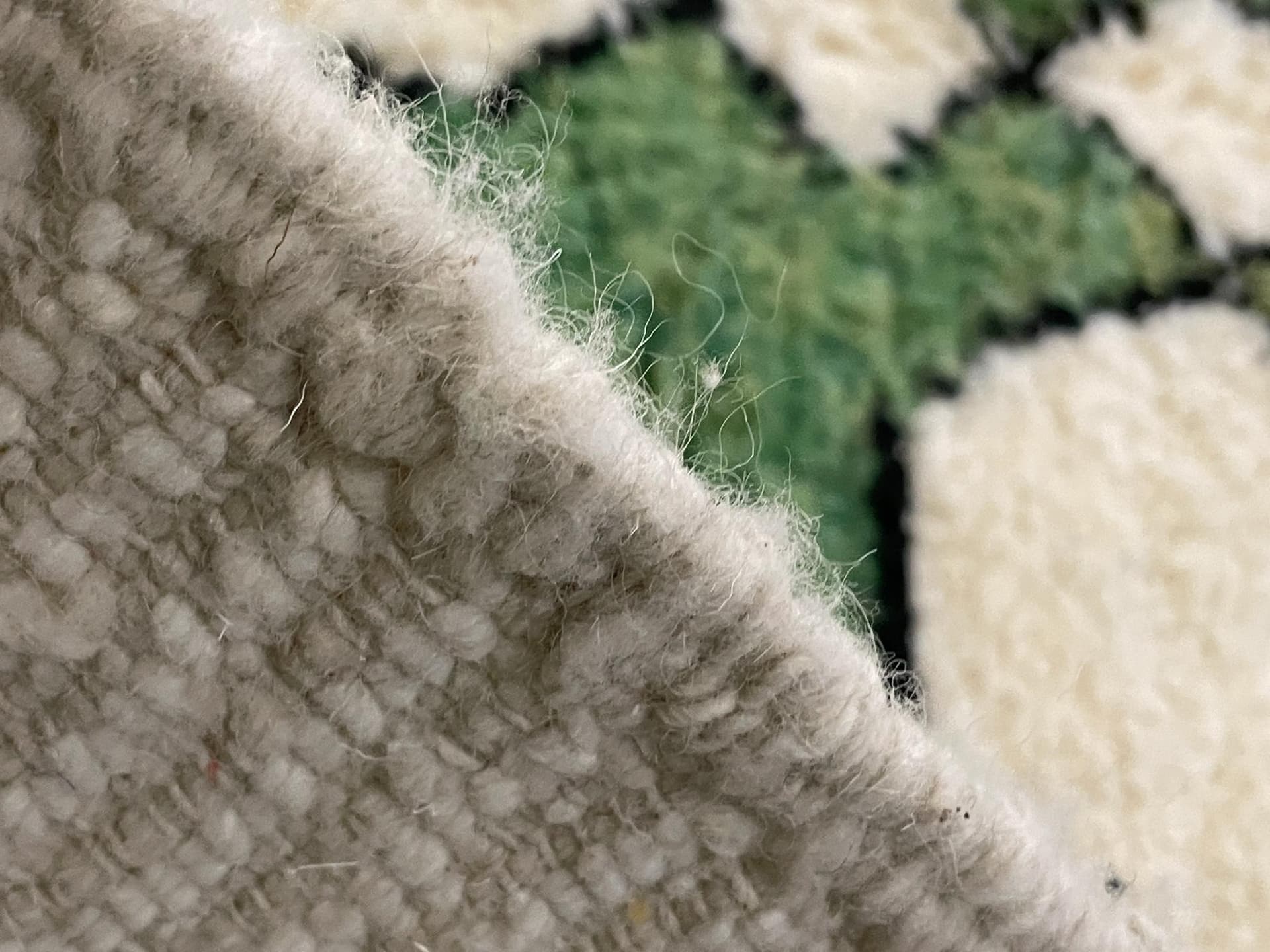 Green Interlock Beni Ourain Rug