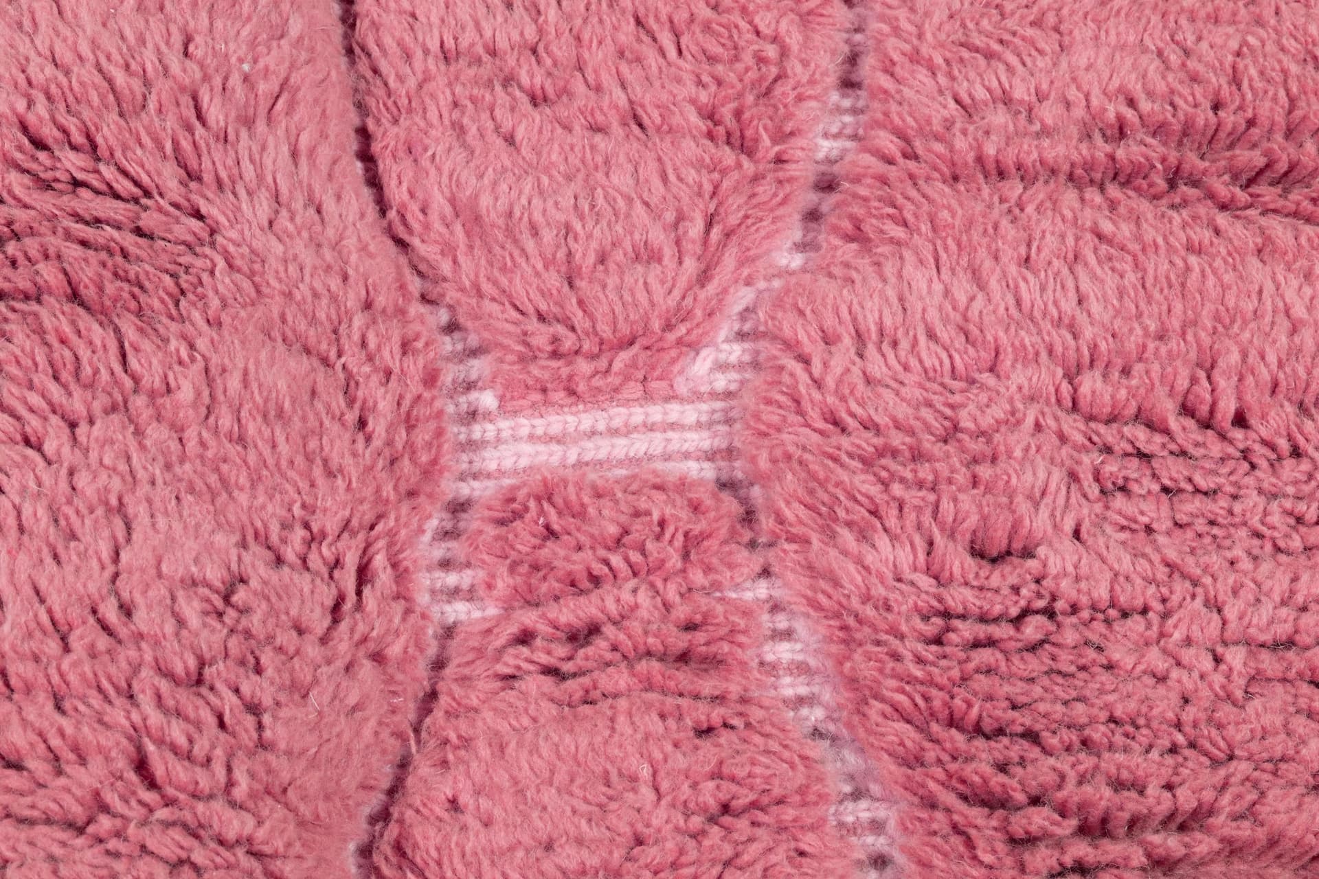 Pink Organic Line Beni Mrirt Rug