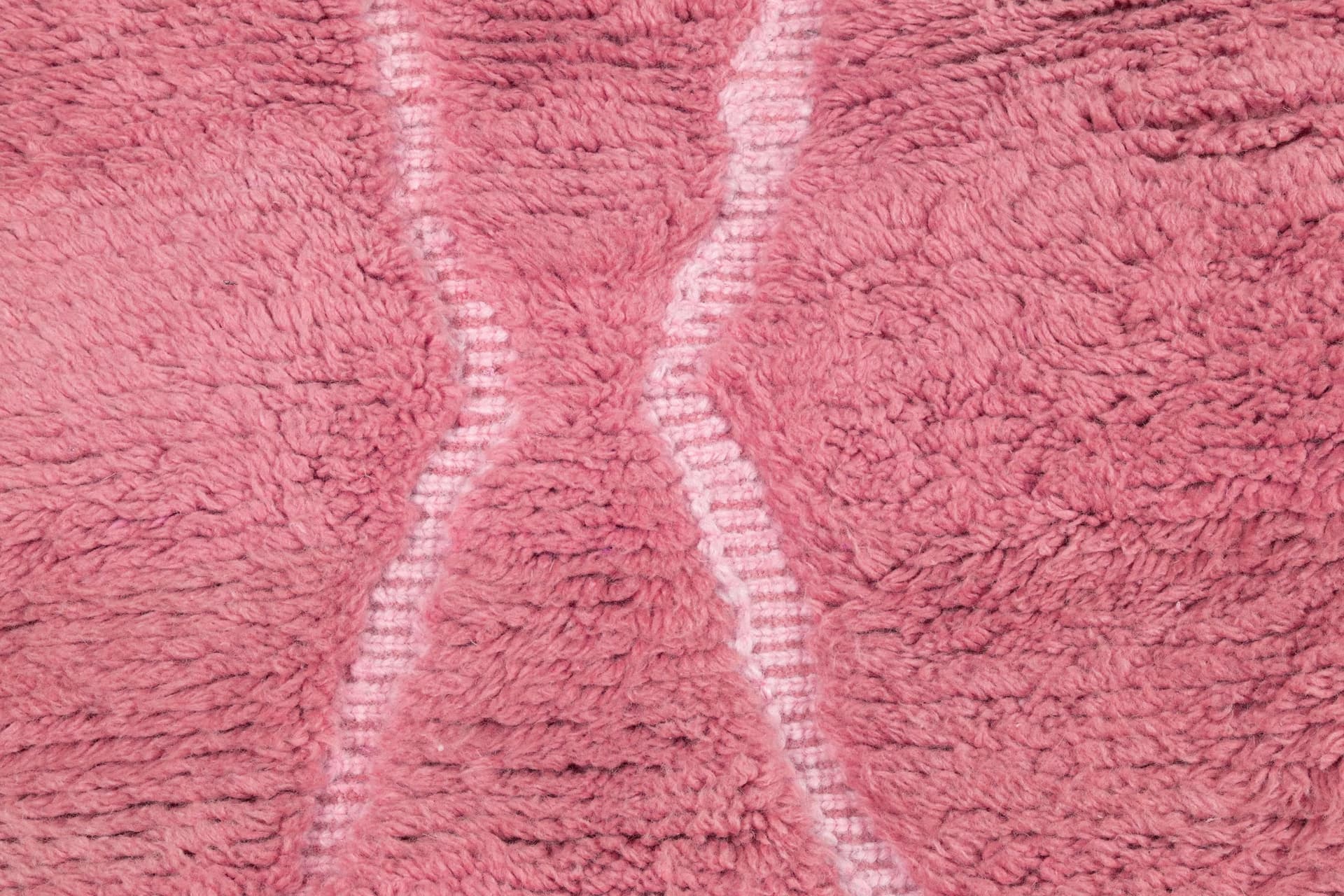 Pink Organic Line Beni Mrirt Rug