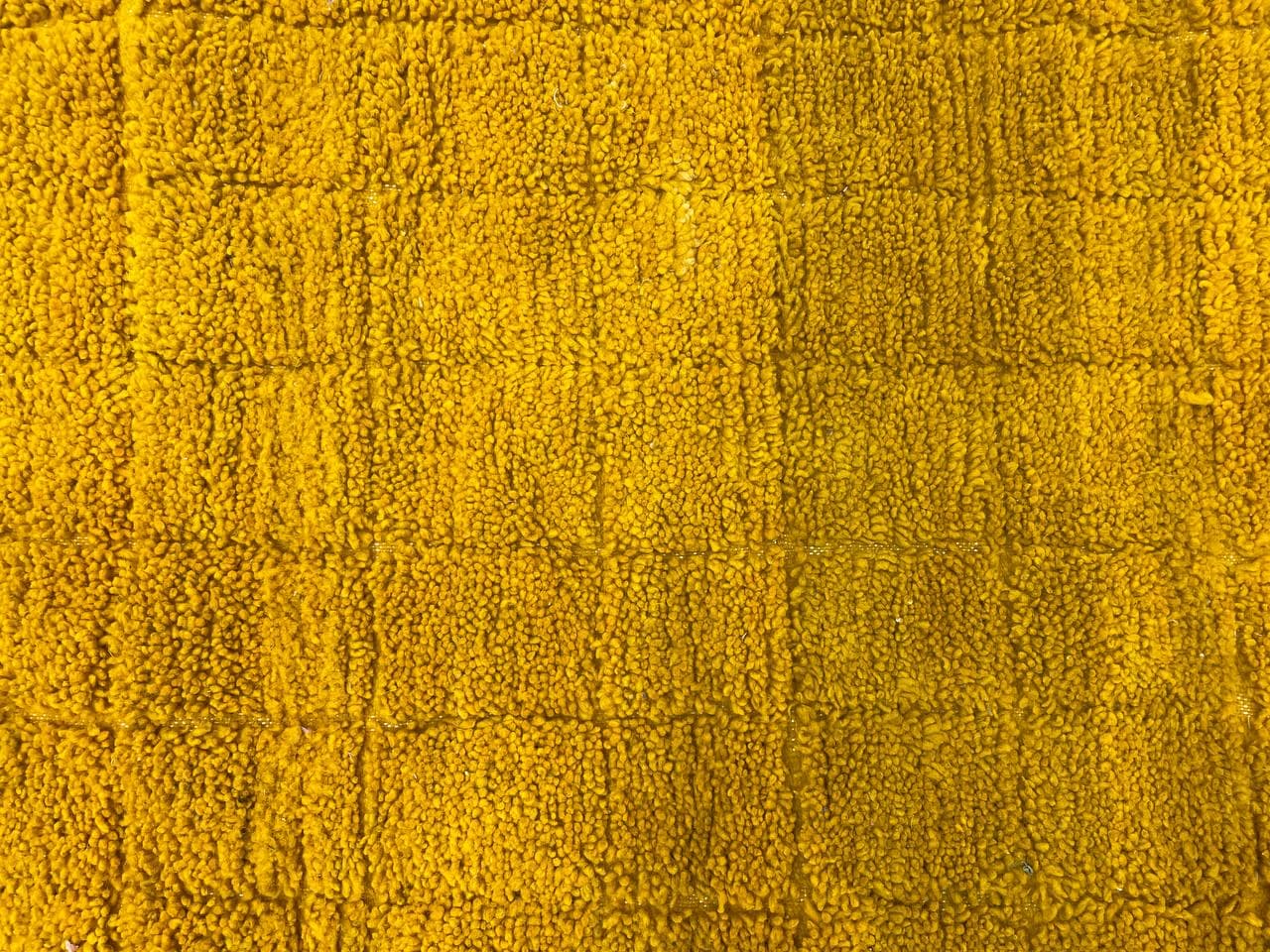 Mustard Grid Beni Mrirt Rug