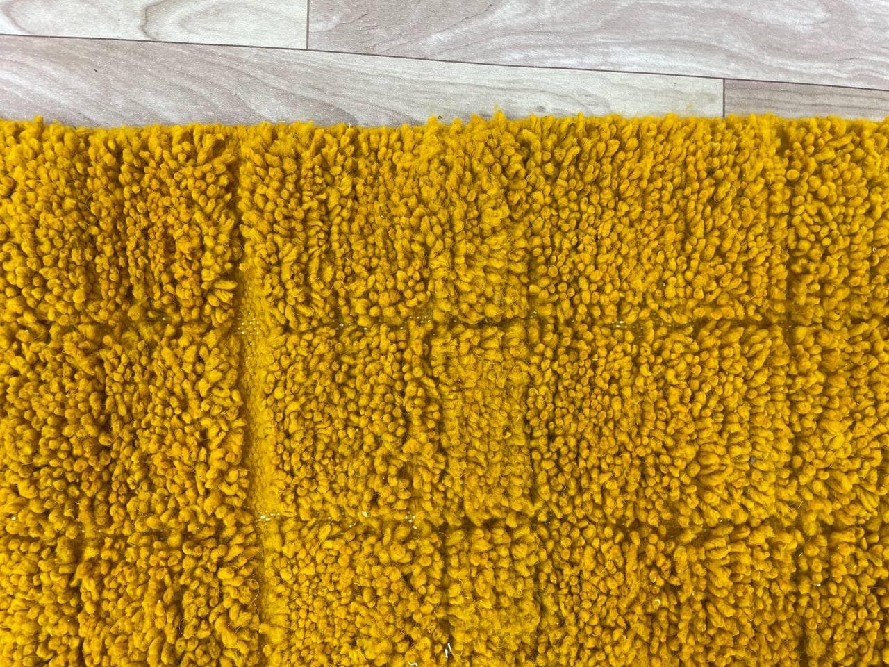 Mustard Grid Beni Mrirt Rug