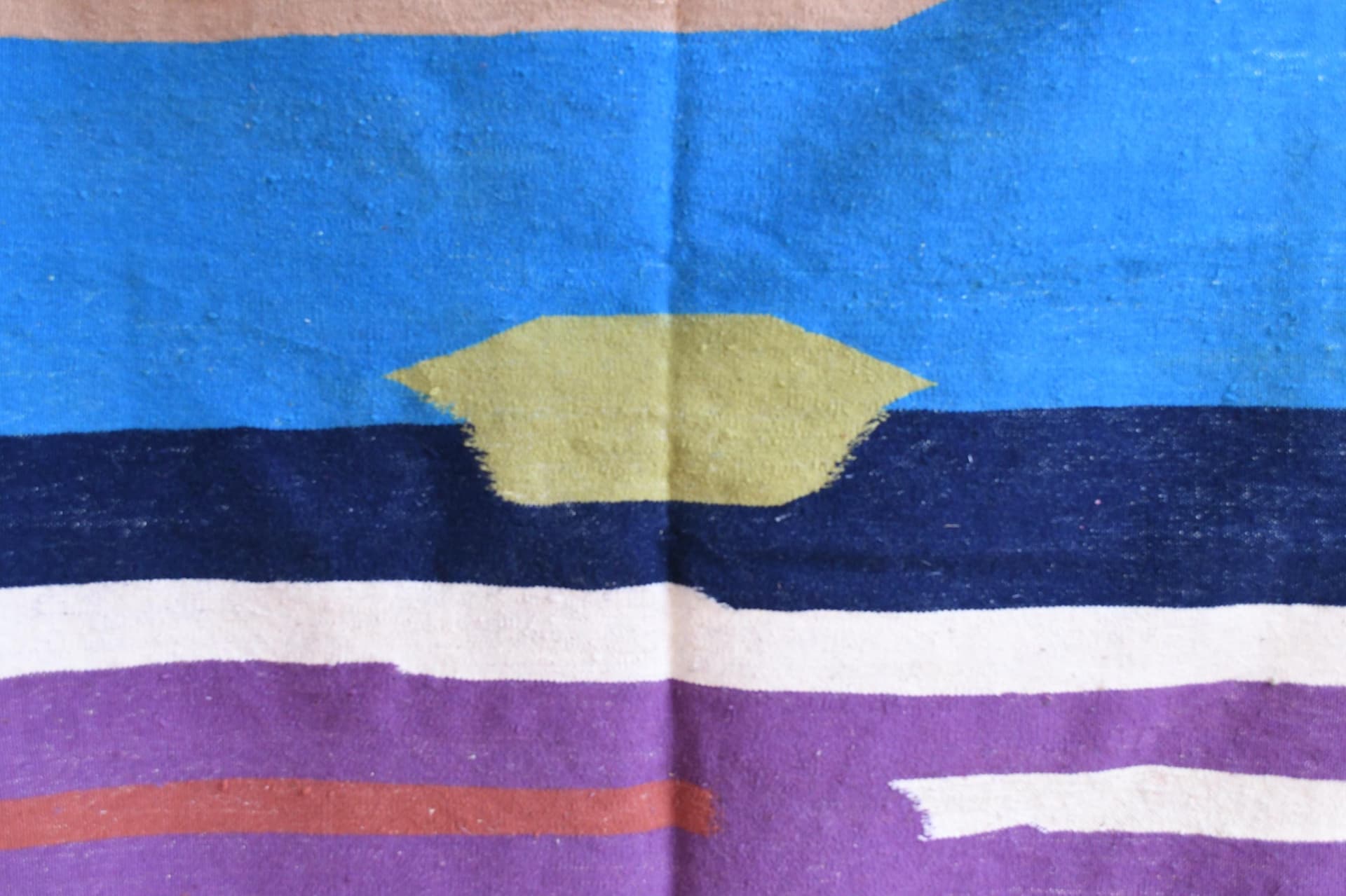 Purple Stripe Kilim Taznakht Rug