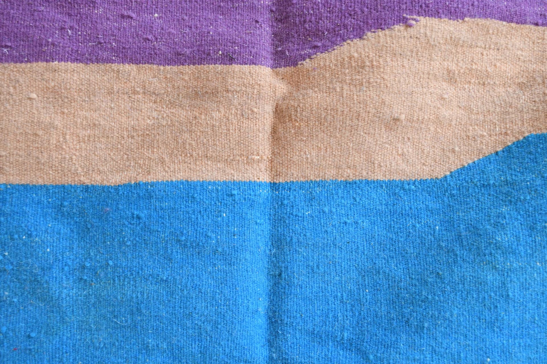 Purple Stripe Kilim Taznakht Rug