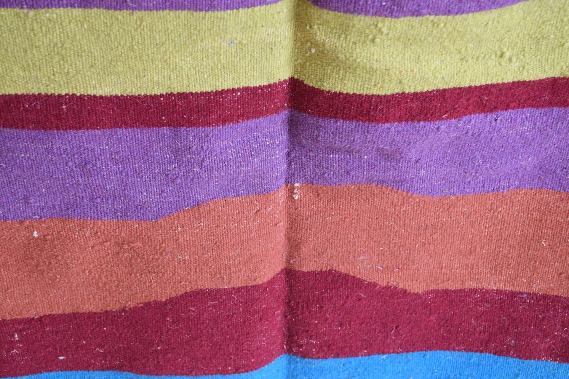 Purple Stripe Kilim Taznakht Rug