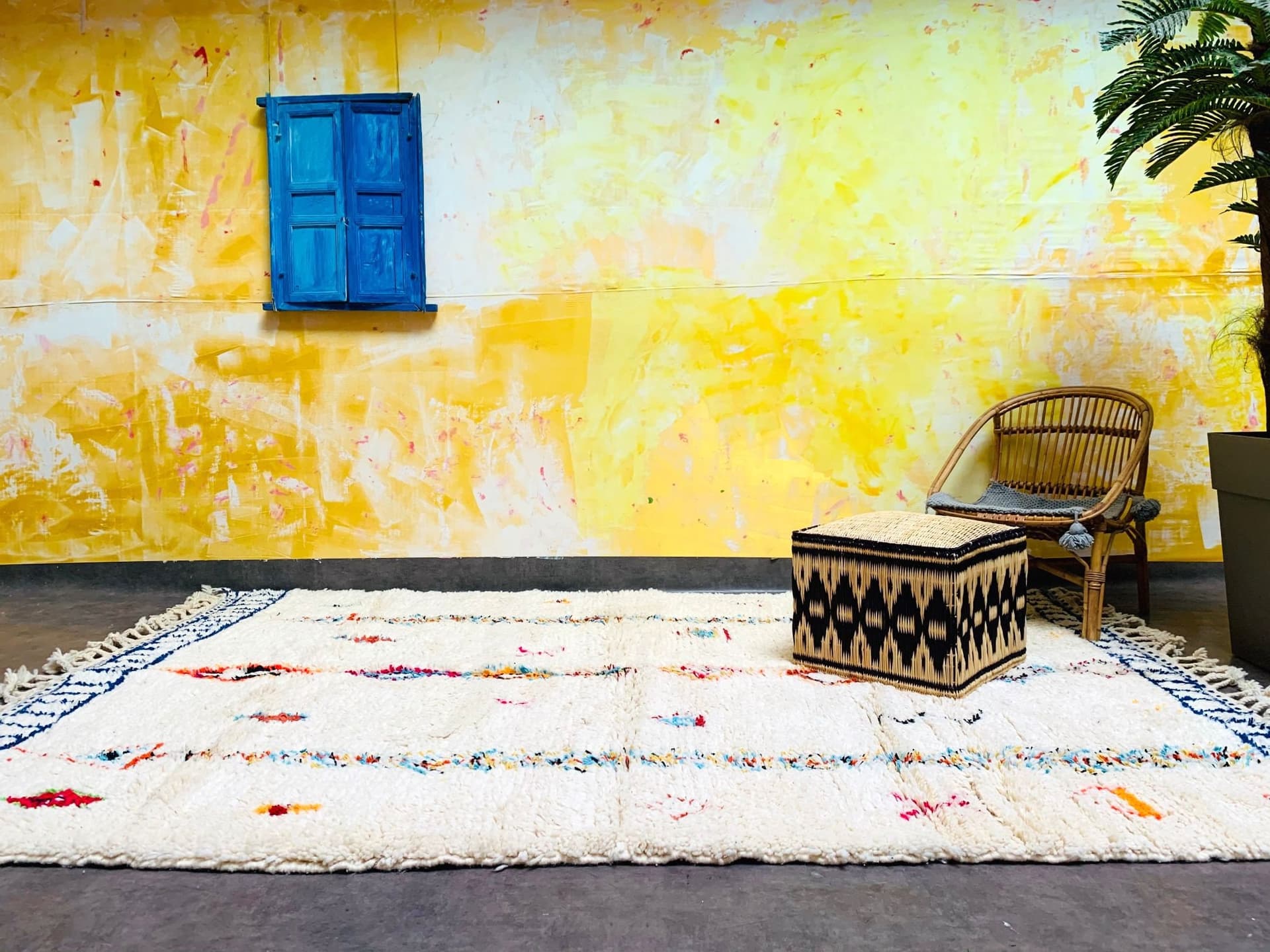Moroccan Rugs - Handmade Beni Ourain Style - berber area rug - Large authentic Moroccan rug - Teppich marokko
