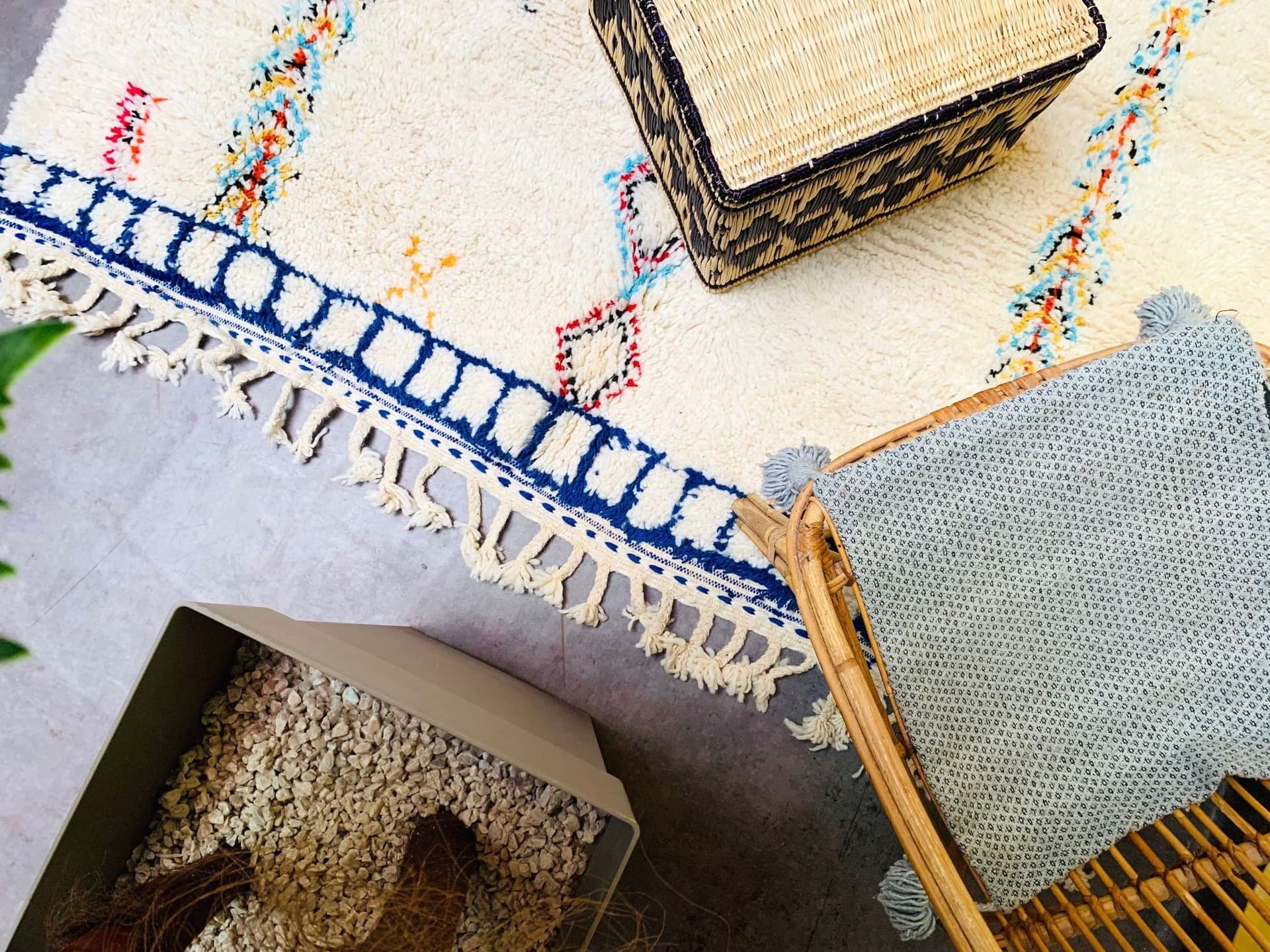 Moroccan Rugs - Handmade Beni Ourain Style - berber area rug - Large authentic Moroccan rug - Teppich marokko