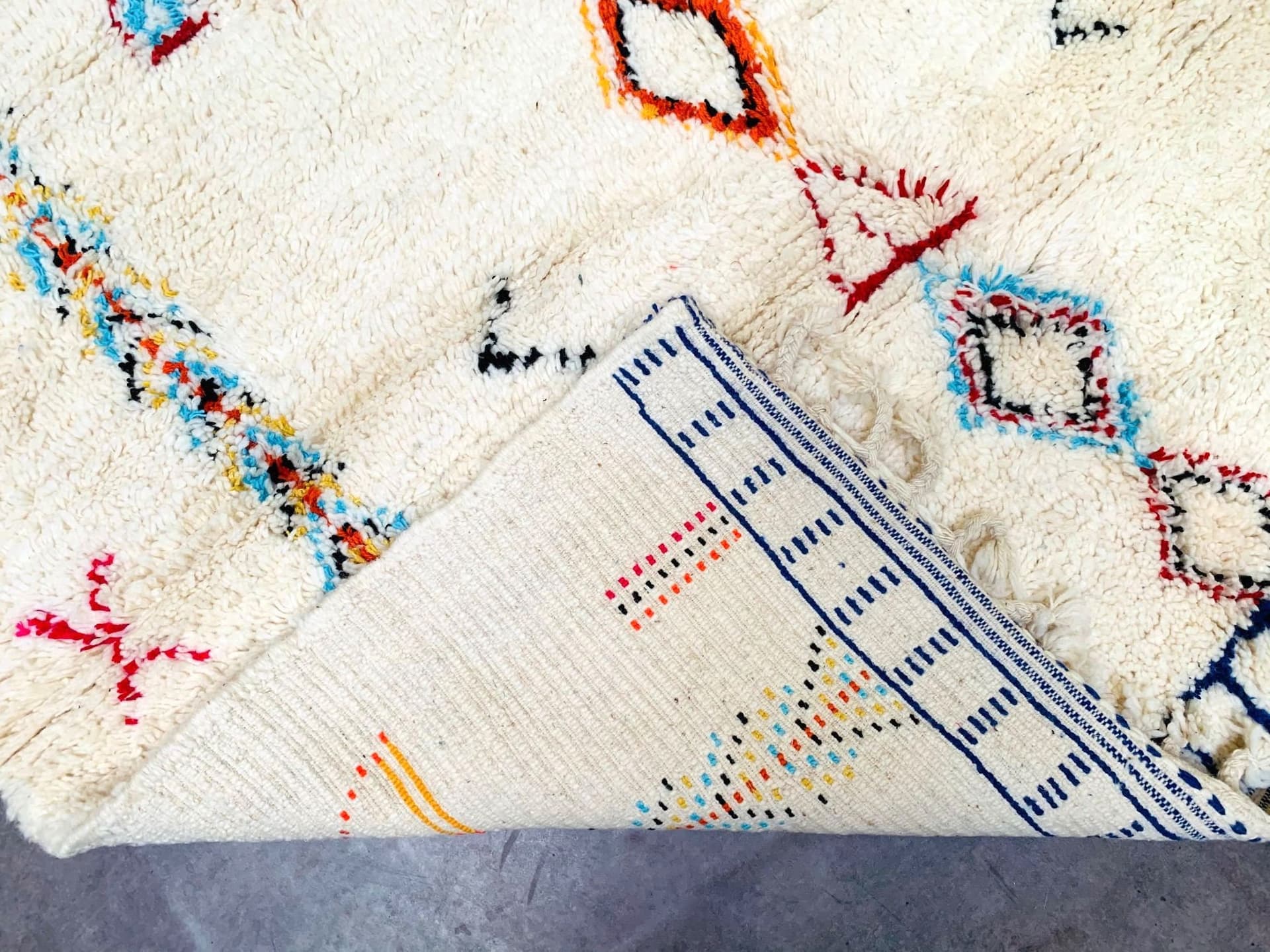 Moroccan Rugs - Handmade Beni Ourain Style - berber area rug - Large authentic Moroccan rug - Teppich marokko