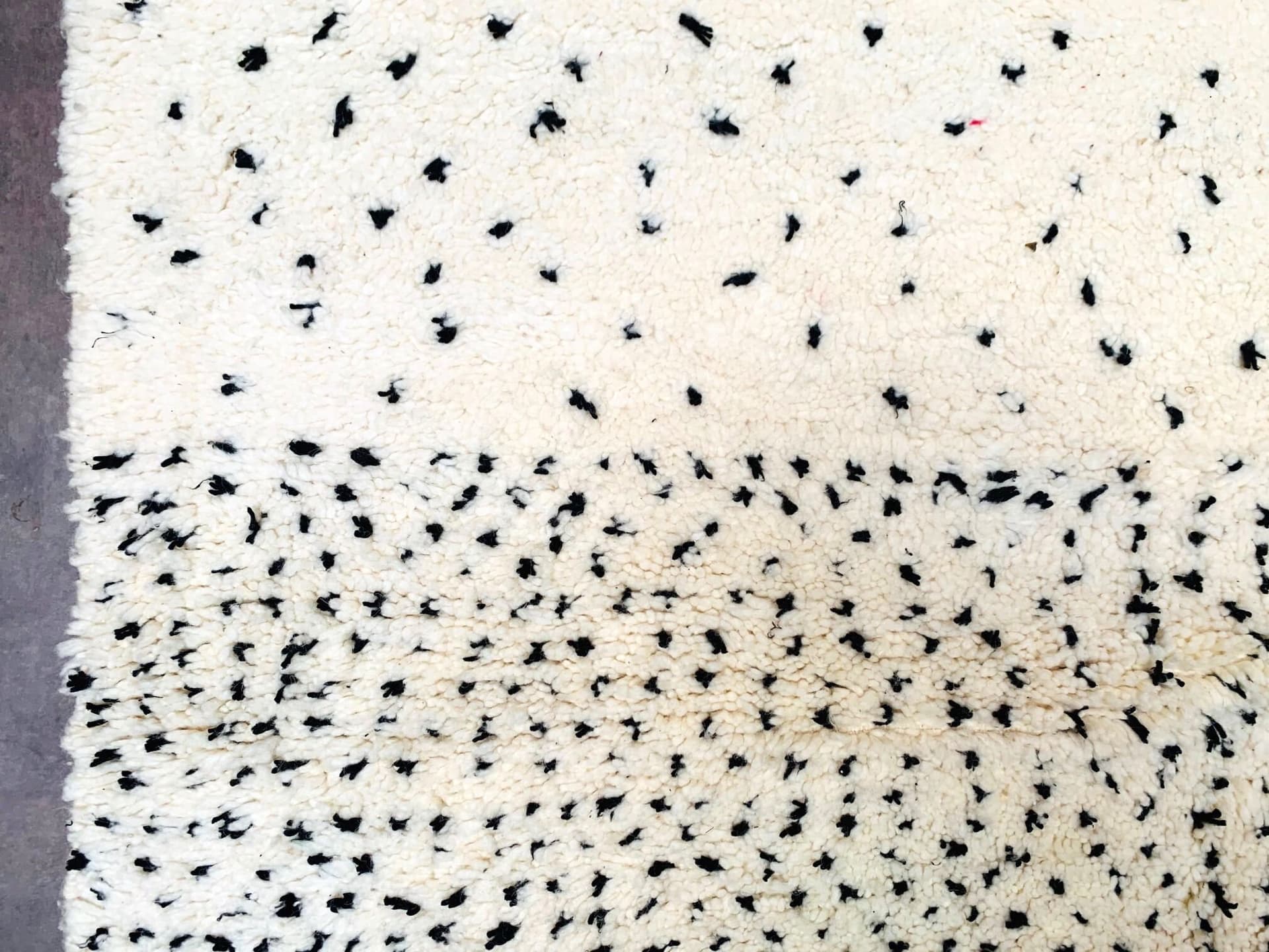Neutral Speckled Beni Ourain Rug