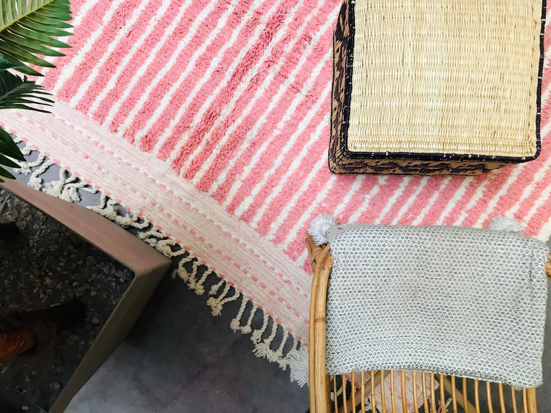 Custom size & color area rug, Authentic Moroccan Beni ourain wool carpet, Handmade
