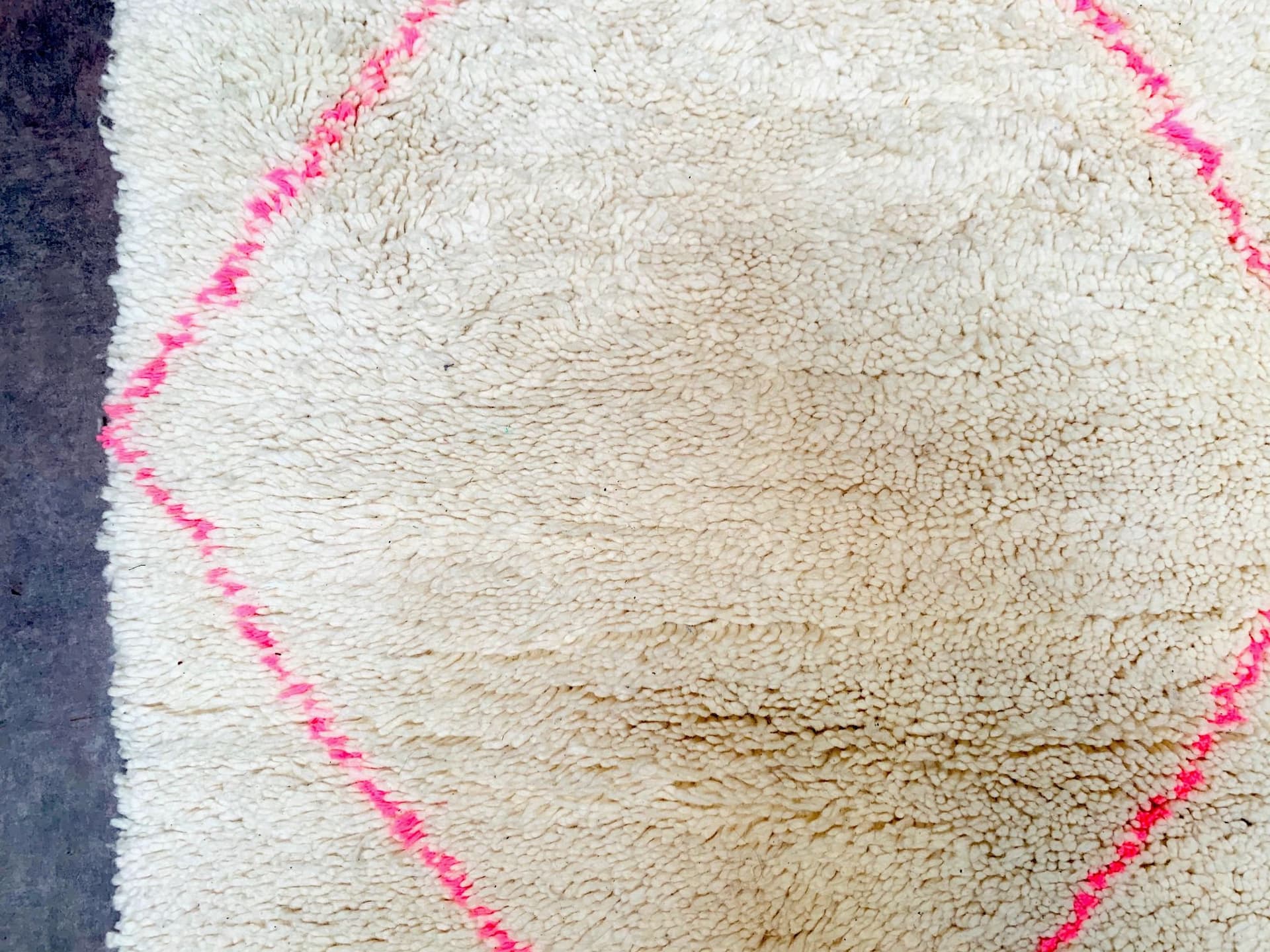Handmade Beni Ourain Wool Rug, Authentic Moroccan Berber Carpet