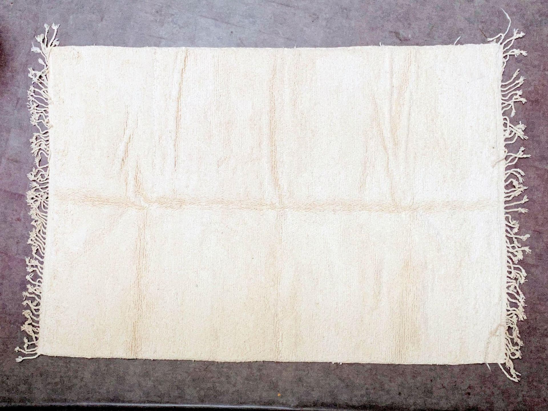 Ivory Center Seam Beni Ourain Rug