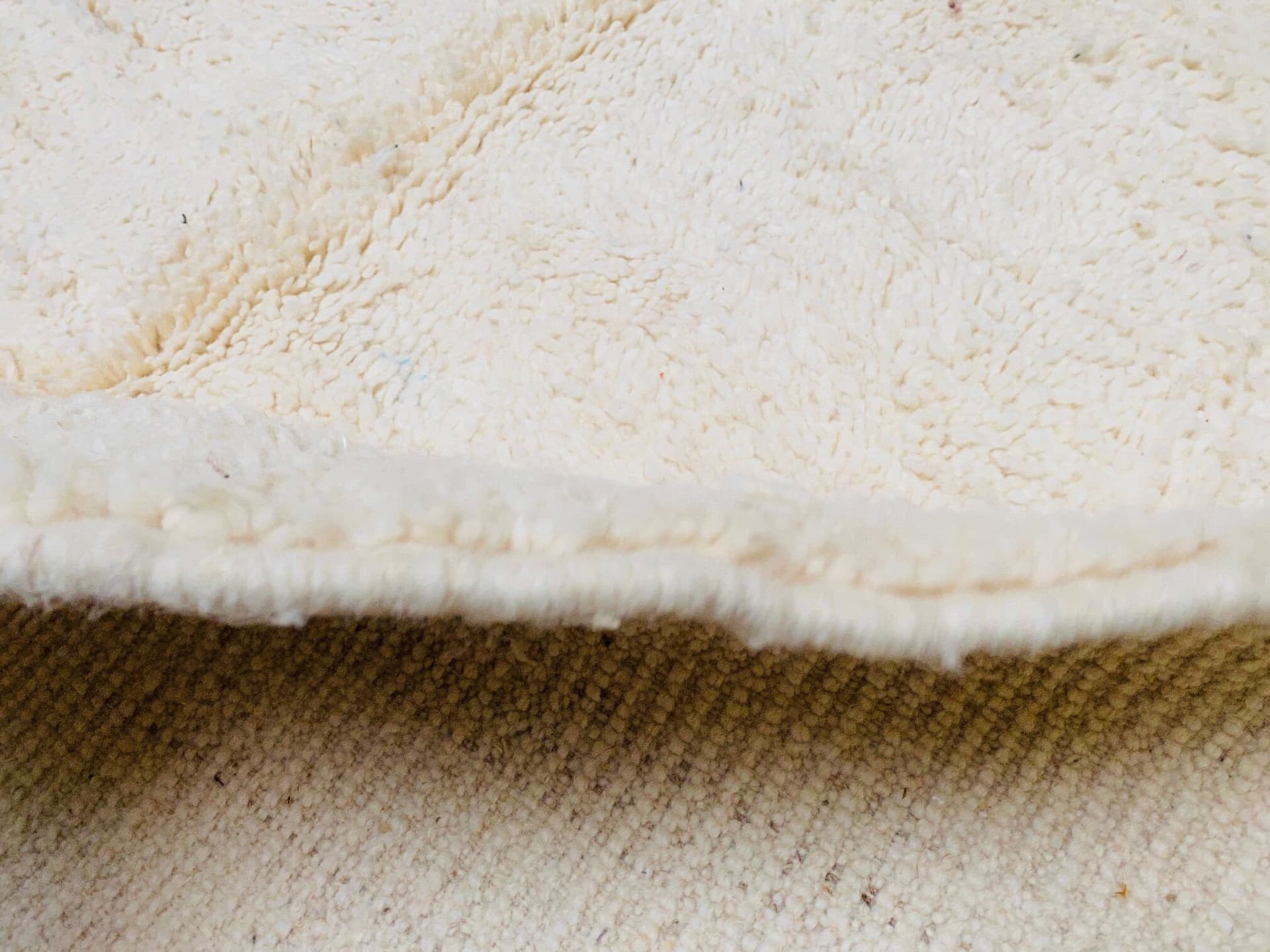 Ivory Center Seam Beni Ourain Rug