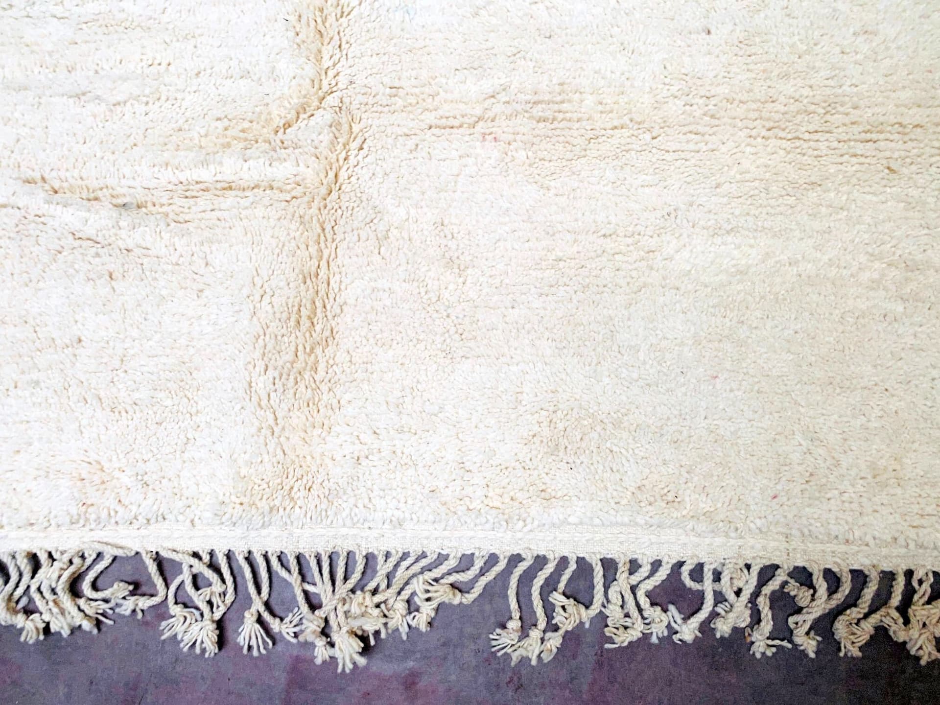Ivory Center Seam Beni Ourain Rug