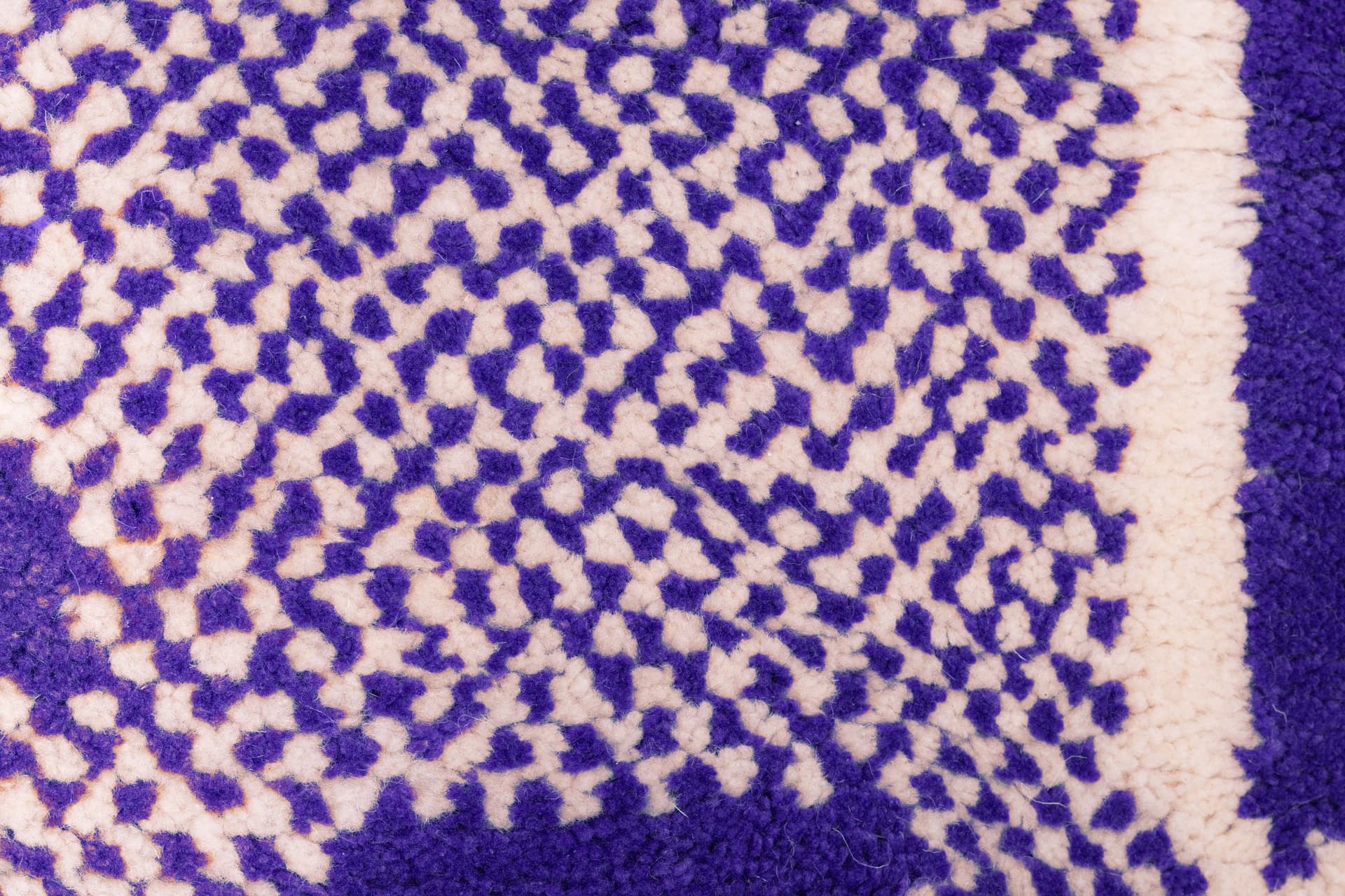 Purple Abstract Beni Mrirt Rug