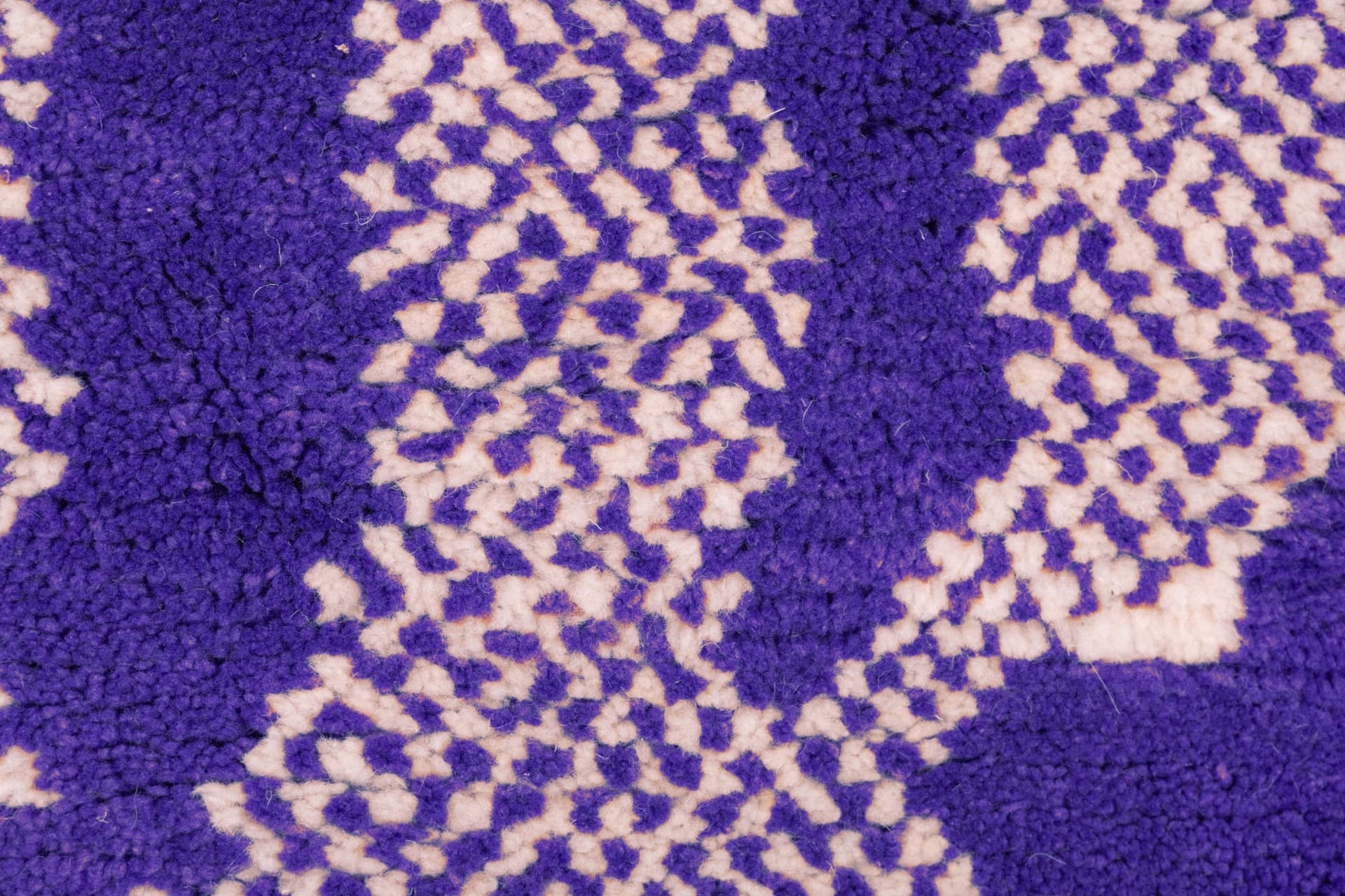 Purple Abstract Beni Mrirt Rug