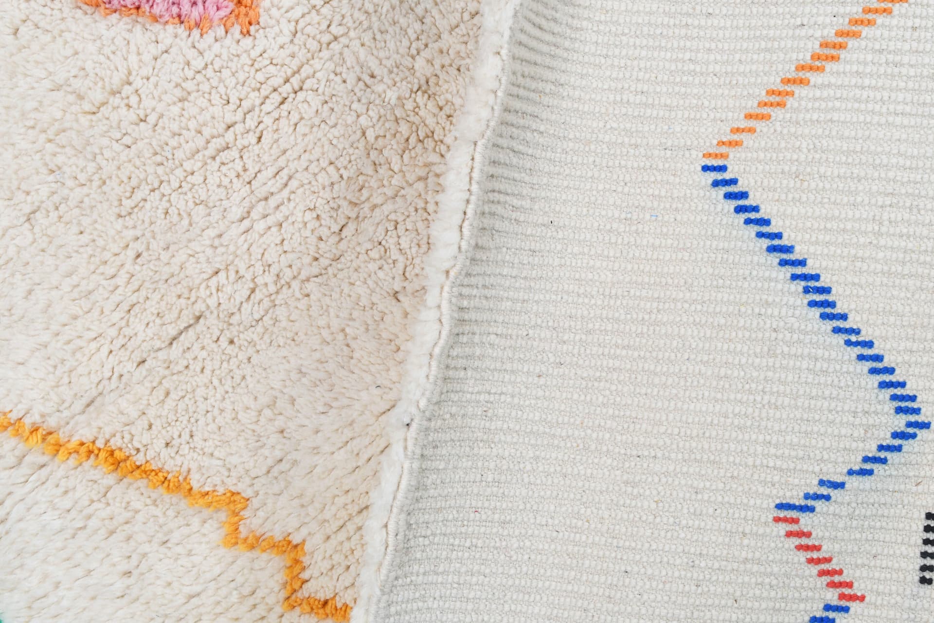 Neutral Diamond Motif Azilal Rug